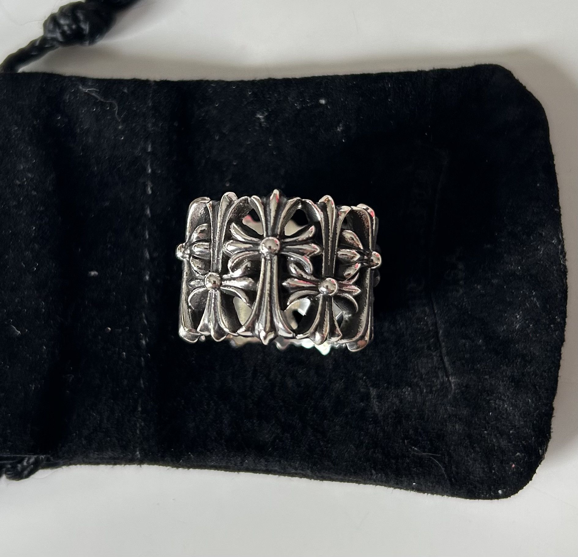 Chrome Hearts Cemetery Ring Size 9 NEW