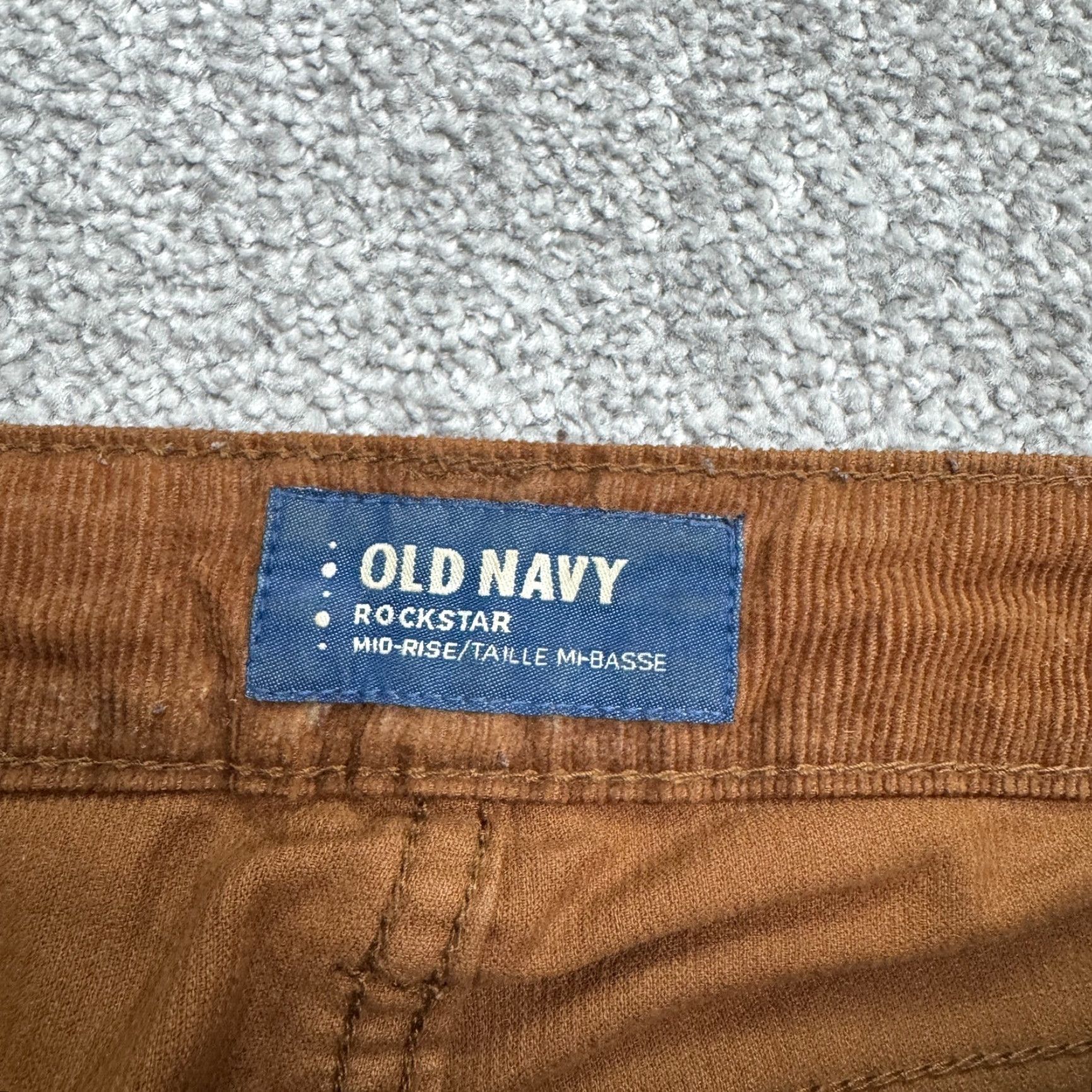 Old Navy Old Navy Pants Womens 8 Regular Brown Cotton Corduroy Mid Rise Straight Chino Casual Workwear - Mens? Size 30" / US 8 / IT 44 - 6 Thumbnail