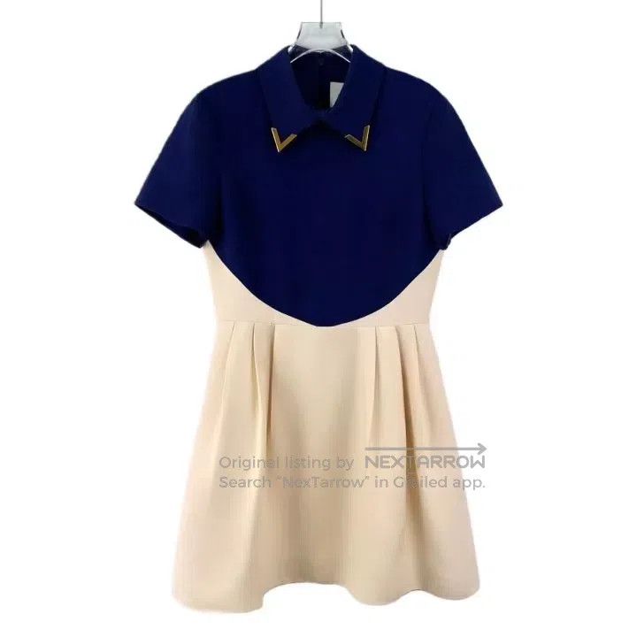 Valentino Valentino Color-blocked sheep wool lapel willow studded sh Size S / US 4 / IT 40 - 1 Thumbnail