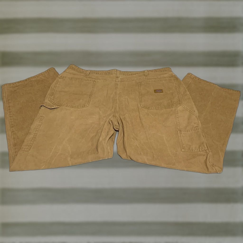 Dickies Dickies Mens Carpenter Utility Work Jeans Size 42x30 Brown Size US 42 / EU 58 - 1 Thumbnail
