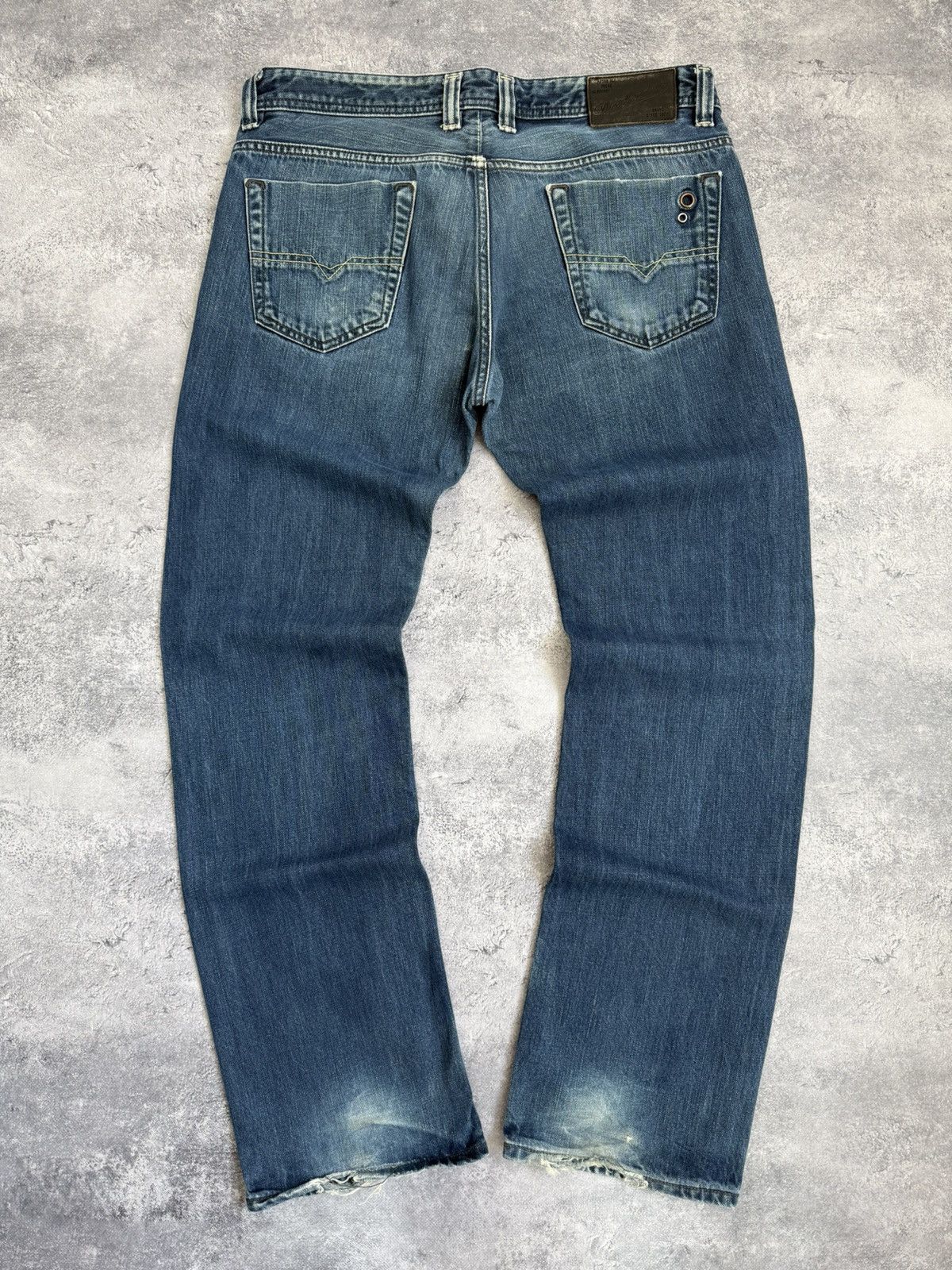Diesel Vintage Diesel Jeans Flared Baggy Denim 90s Y2K Rare Size US 33 - 18 Thumbnail