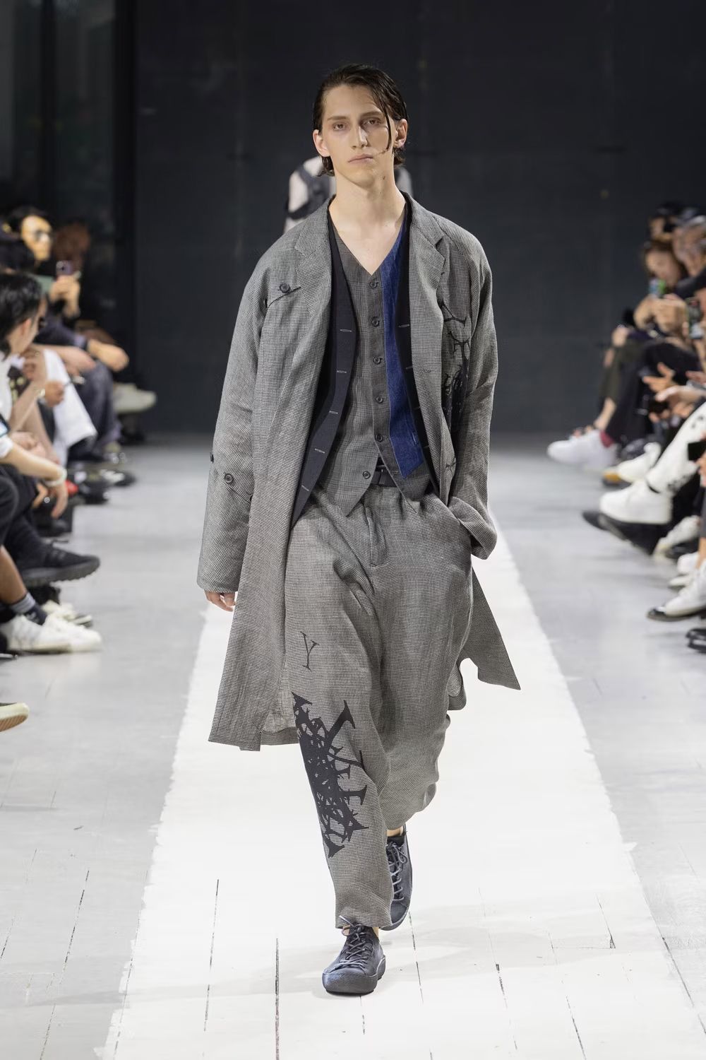 Yohji Yamamoto Yohji Yamamoto Pour Homme - Double Layered Switching Vest Size US L / EU 52-54 / 3 - 14 Thumbnail