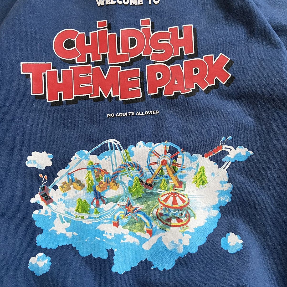 CHILDS 📌 Vintage Baggy Childish Theme Park Skategang Hoodie Size US M / EU 48-50 / 2 - 12 Thumbnail