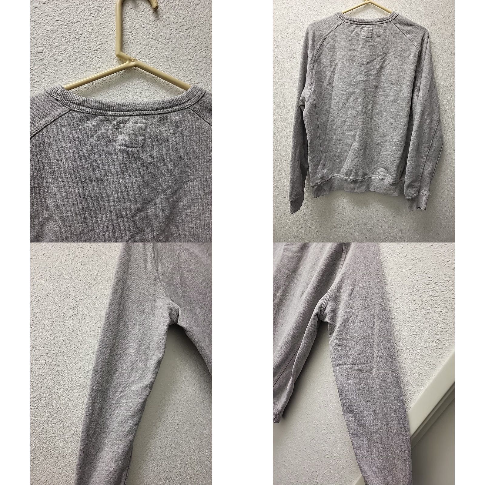 Champion VINTAGE Champion Sweatshirt Pullover Embroidered LG Gray 44" Men Large Cotton Knit Size US L / EU 52-54 / 3 - 8 Thumbnail