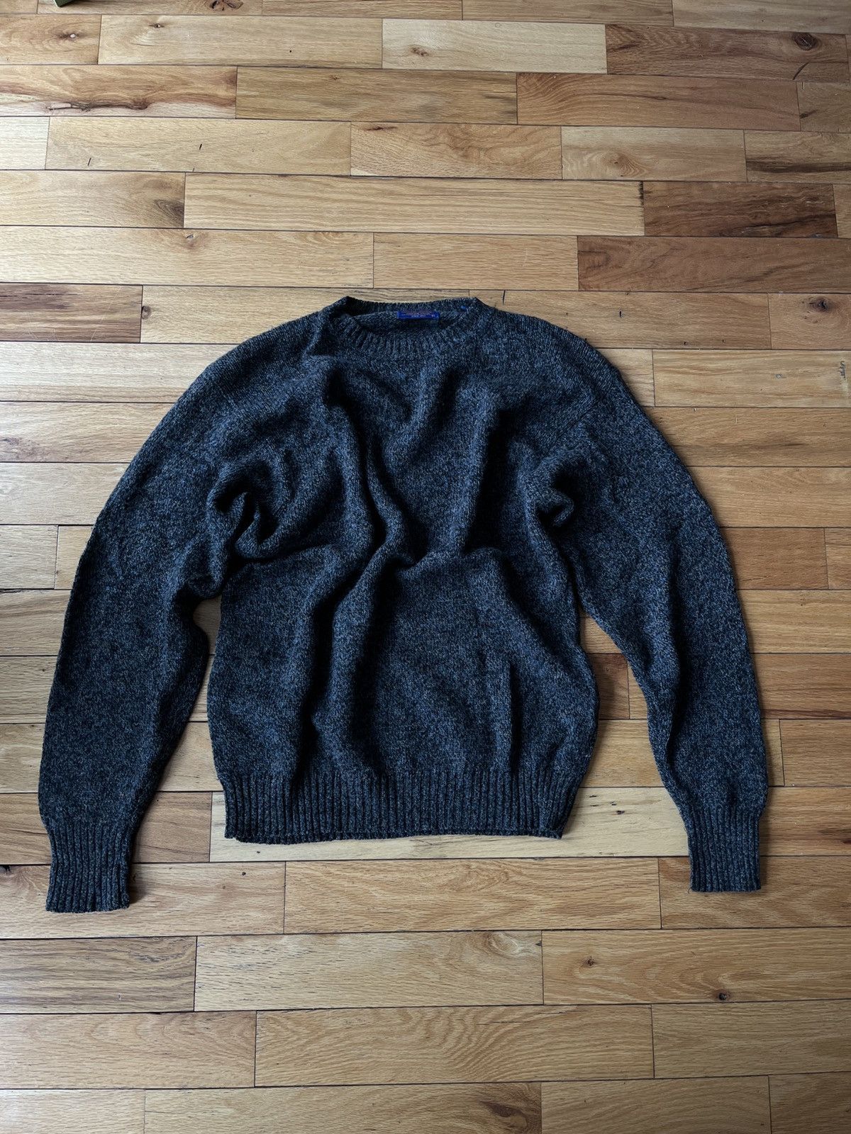 Pendleton Shetland Virgin Wool Crewneck Sweater Size US L / EU 52-54 / 3 - 1 Thumbnail