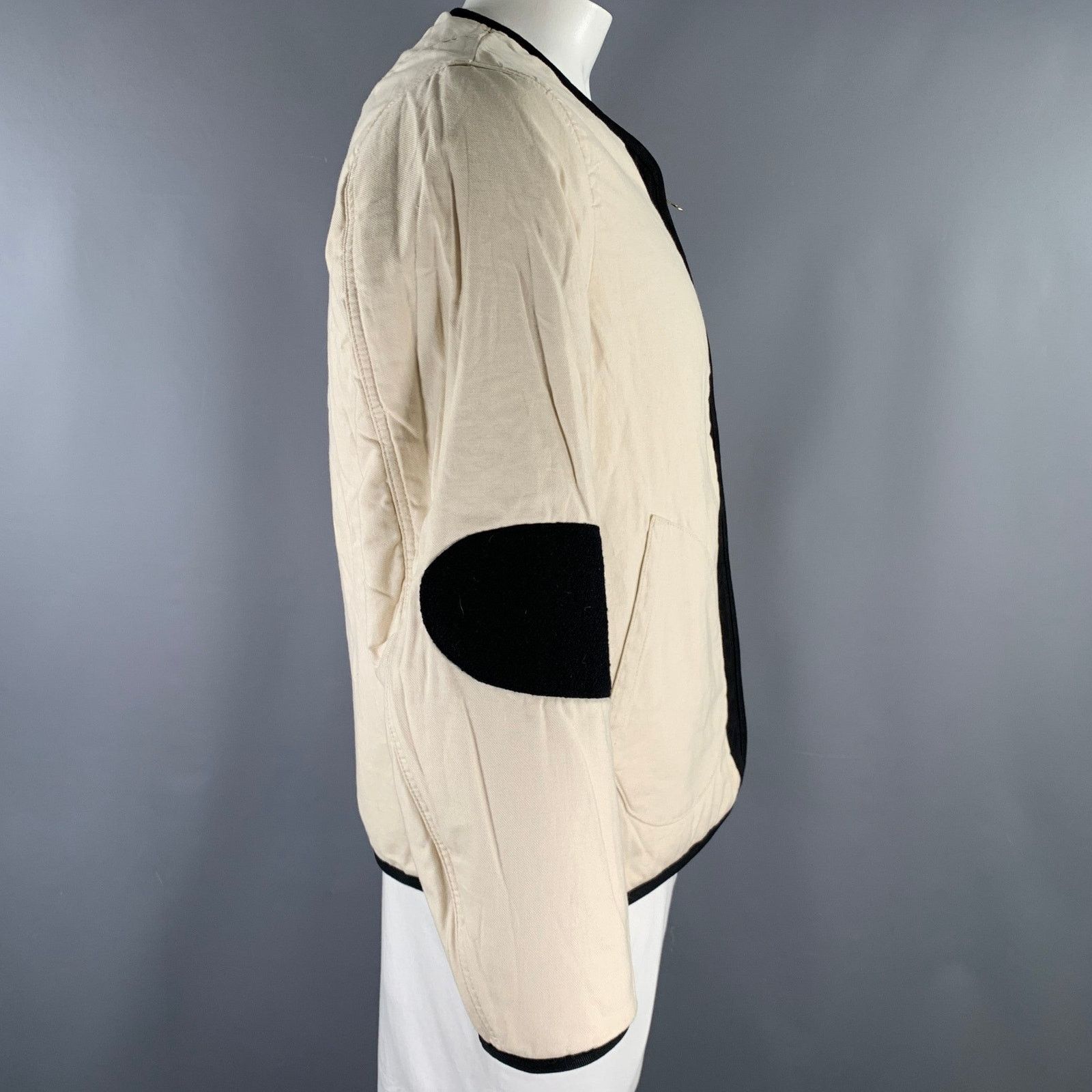 Visvim VISVIM Size L Black Textured Wool Linen Reversible Jacket Size L / US 10 / IT 46 - 5 Thumbnail