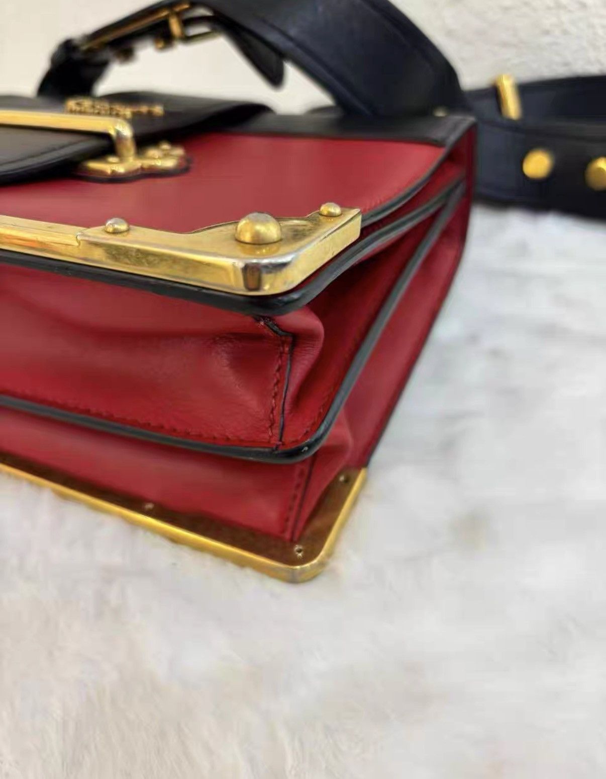 Prada Prada Cahier Royal Series Color-block Box Bag J38 Size ONE SIZE - 4 Thumbnail