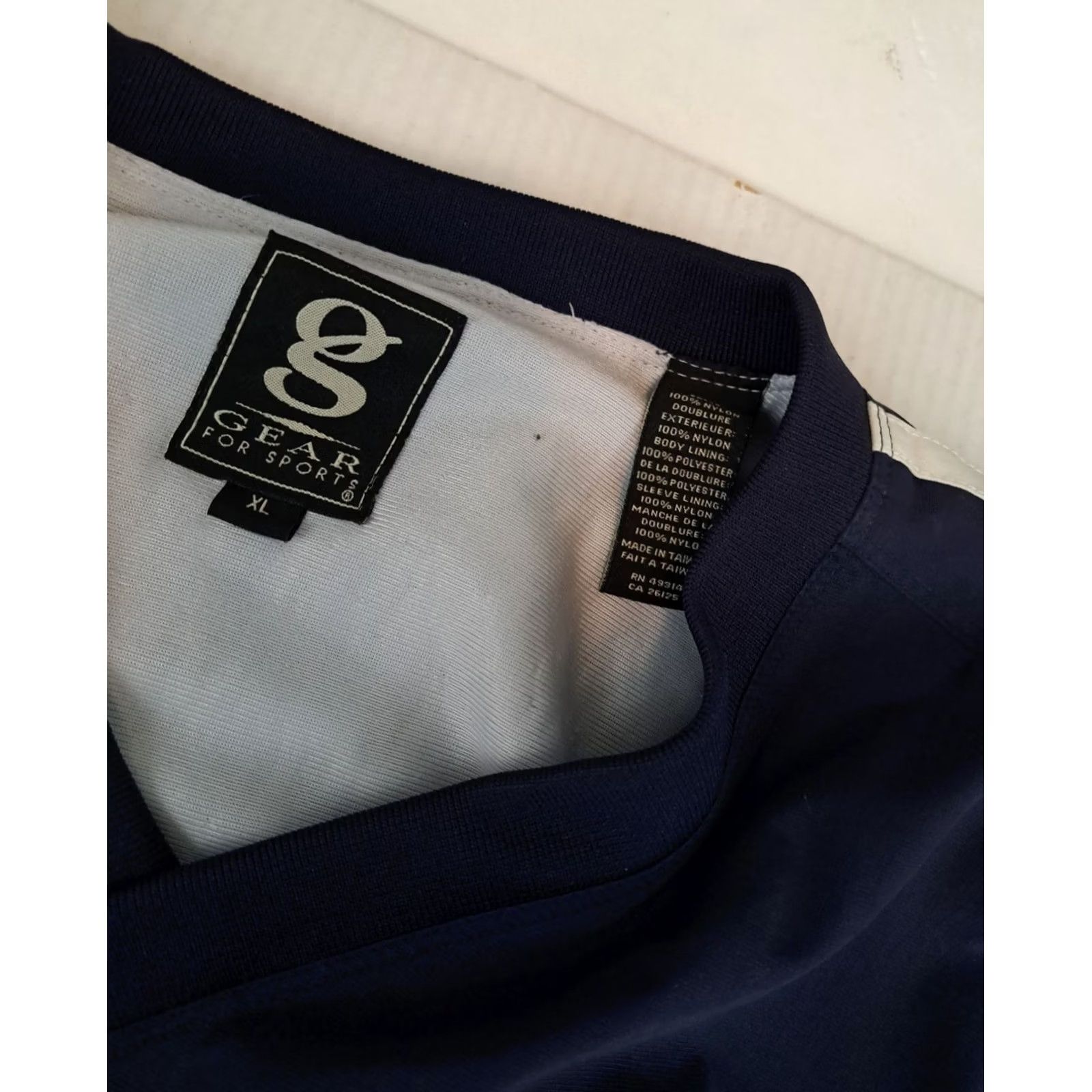 Vintage VINTAGE GEAR FOR SPORTS Jacket XL Blue College Cranbrook Kingswood College Michigan Embroidered Pullover Nylon Mens Size US XL / EU 56 / 4 - 4 Thumbnail