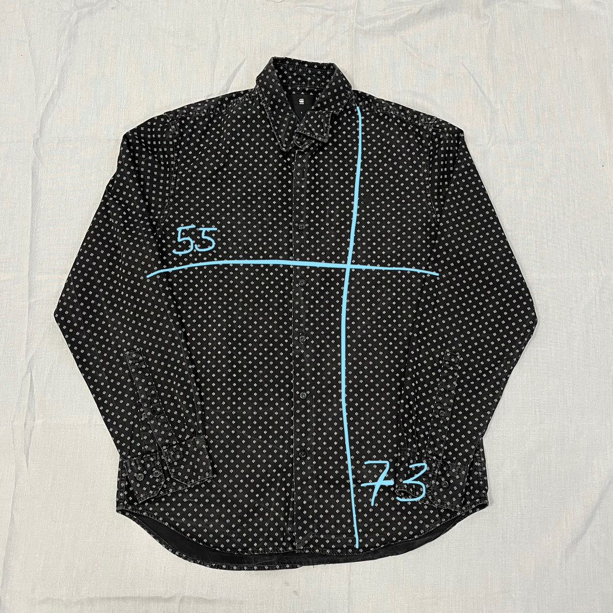 G-Star Black and white G-Star Raw denim shirt Size US L / EU 52-54 / 3 - 10 Thumbnail