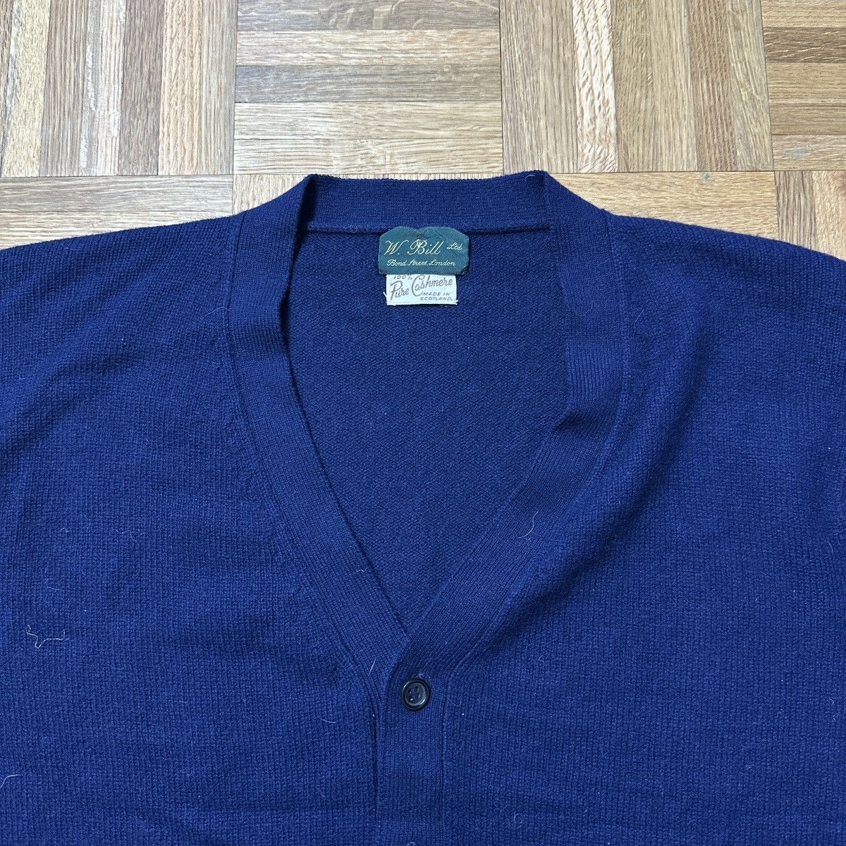 Vintage Vintage W Bill cashmere cardigan sweater Size US XL / EU 56 / 4 - 3 Thumbnail