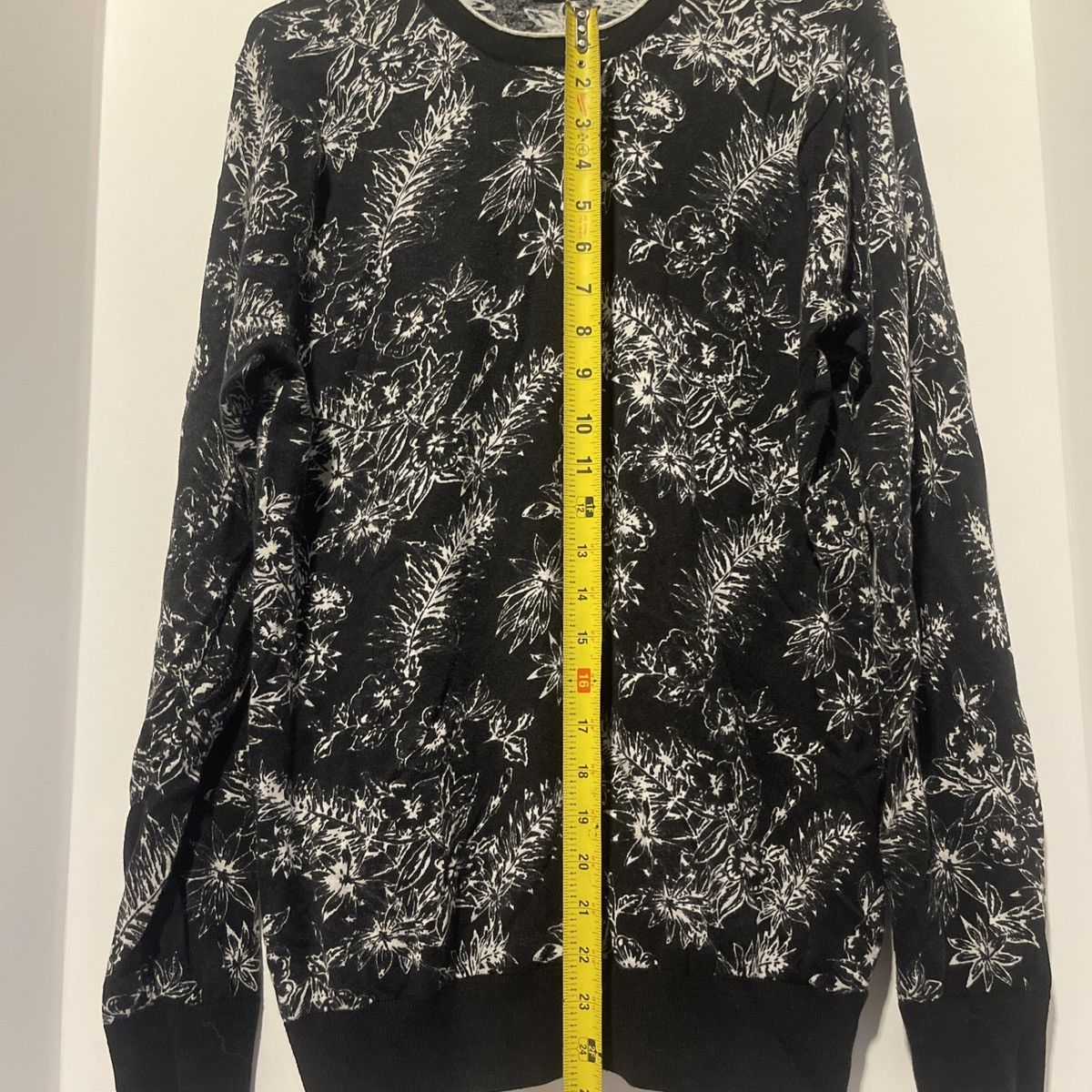 Scotch & Soda Scotch & Soda Jacquard Sweater Black White Drop Shoulder Size US M / EU 48-50 / 2 - 3 Thumbnail