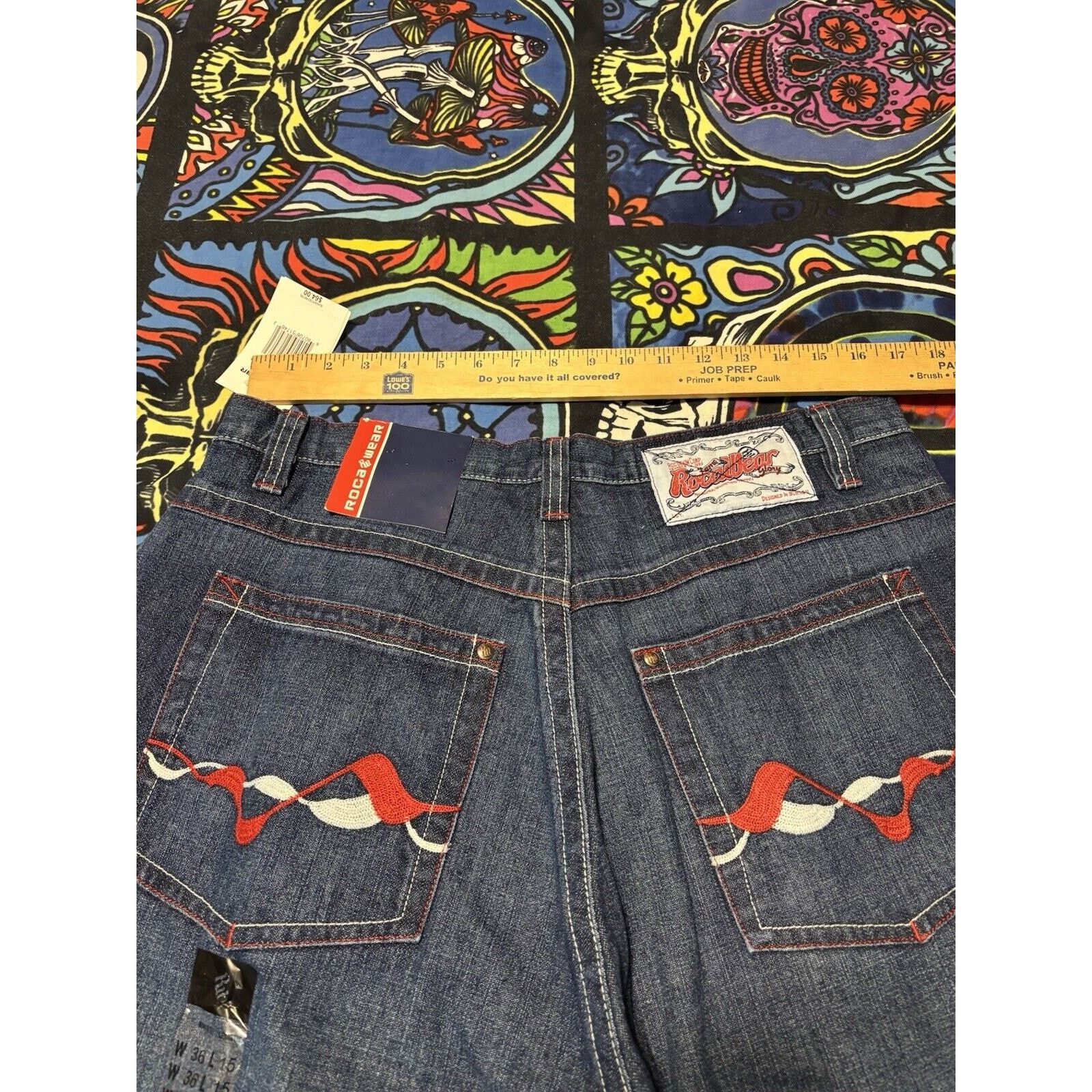 Rocawear y2k Rocawear deadstock jorts shorts W 36 NWT baggy hip hop Size US 26 / EU 42 - 5 Thumbnail