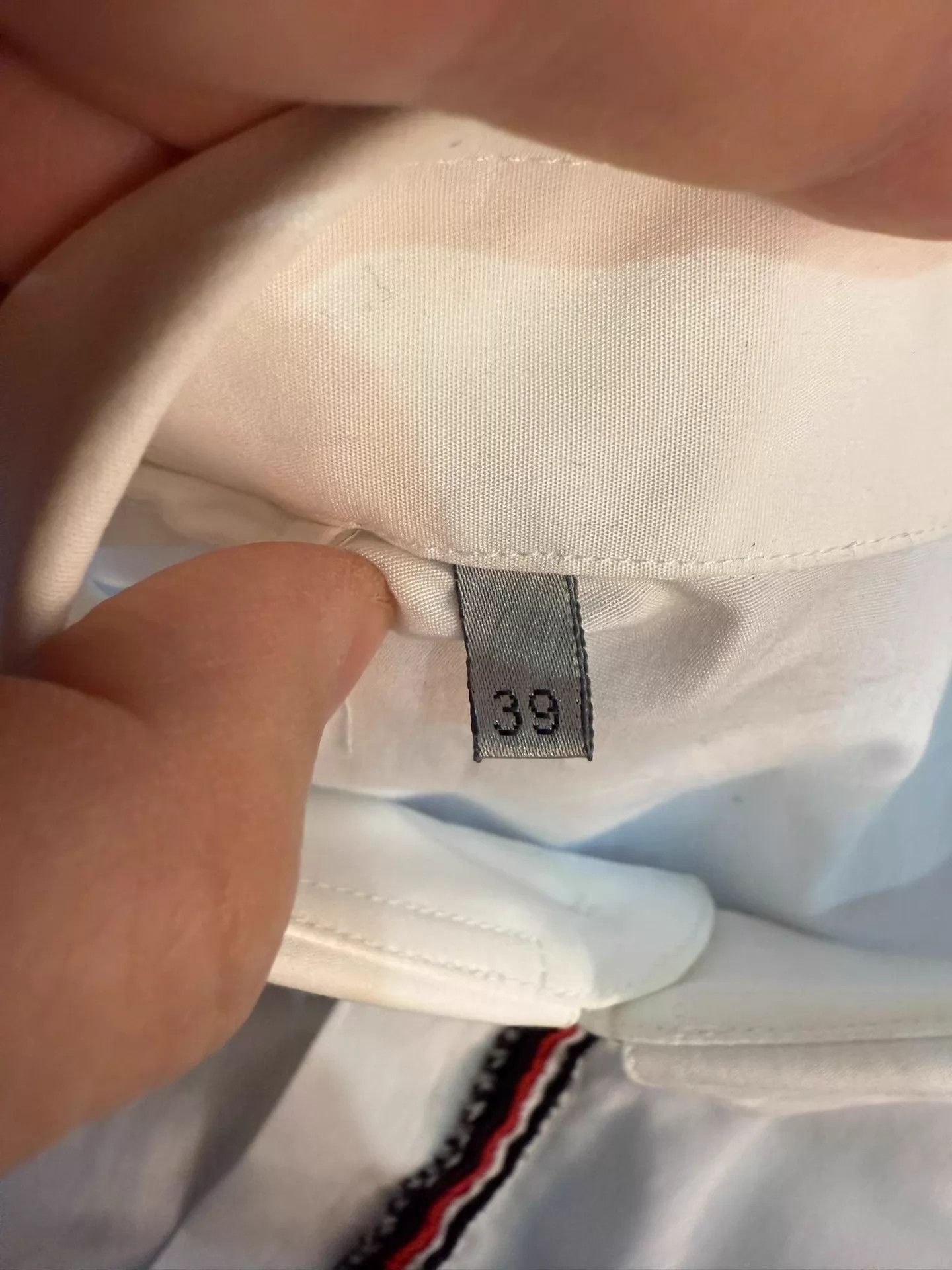 Dior Dior White Button-Front Shirt 39 IT Italian MINT Size US M / EU 48-50 / 2 - 4 Thumbnail