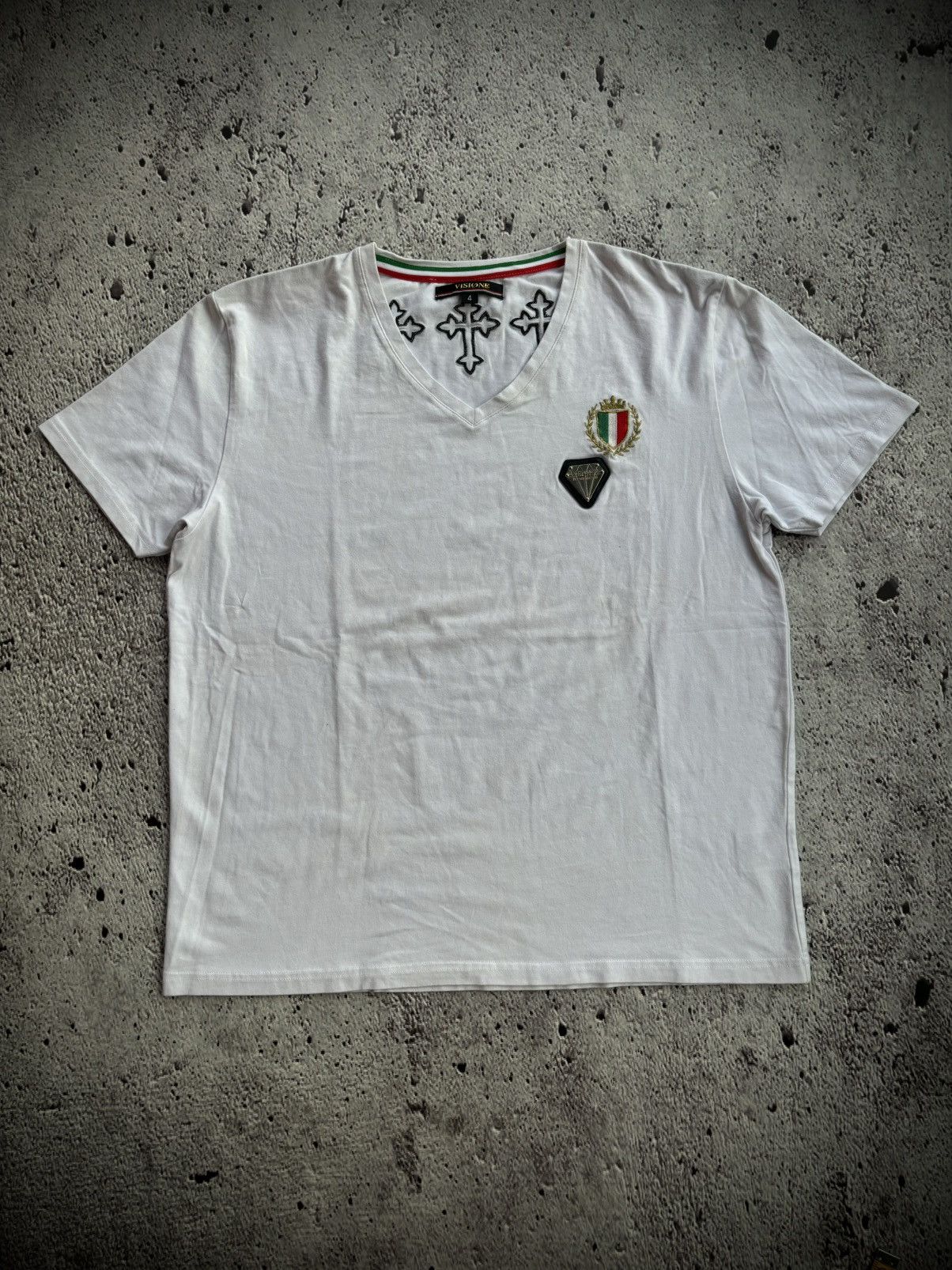 Hysteric Glamour Y2k Visione Diamon logo tshirt Size US L / EU 52-54 / 3 - 1 Thumbnail