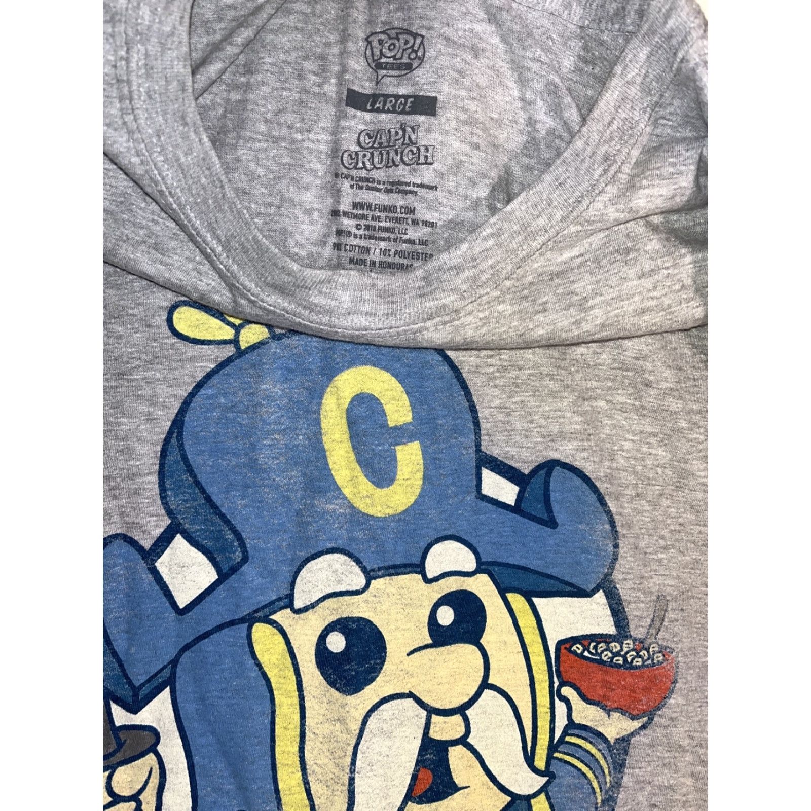 Vintage Funko Pop! Tees Ad Icon Cap'N Crunch T Shirt Target Exclusive Sz Large New Size US L / EU 52-54 / 3 - 3 Thumbnail