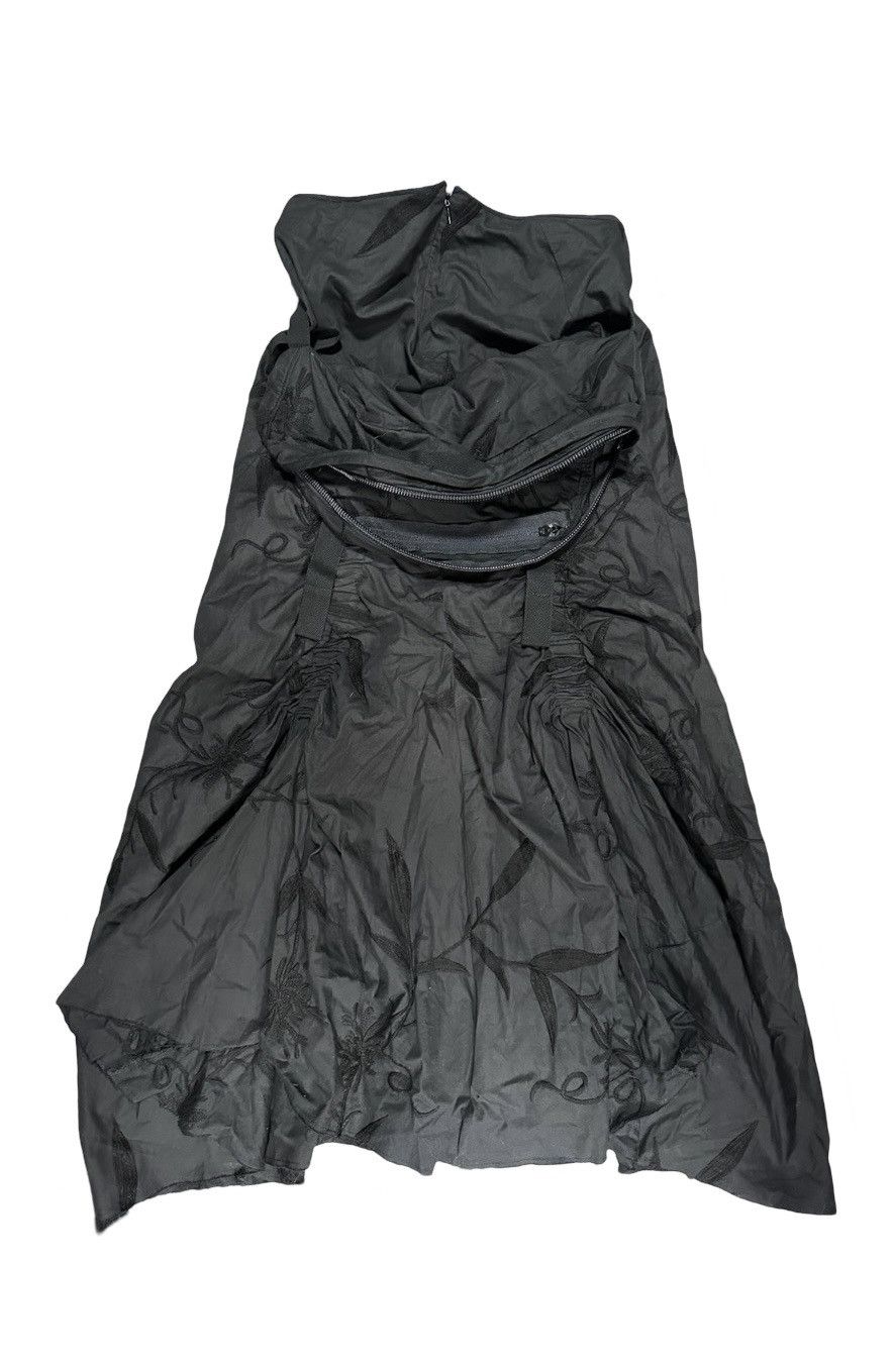 Comme des Garcons 03 SS parachute backpack embroidered flower skirt Size 28" / US 6 / IT 42 - 2 Thumbnail