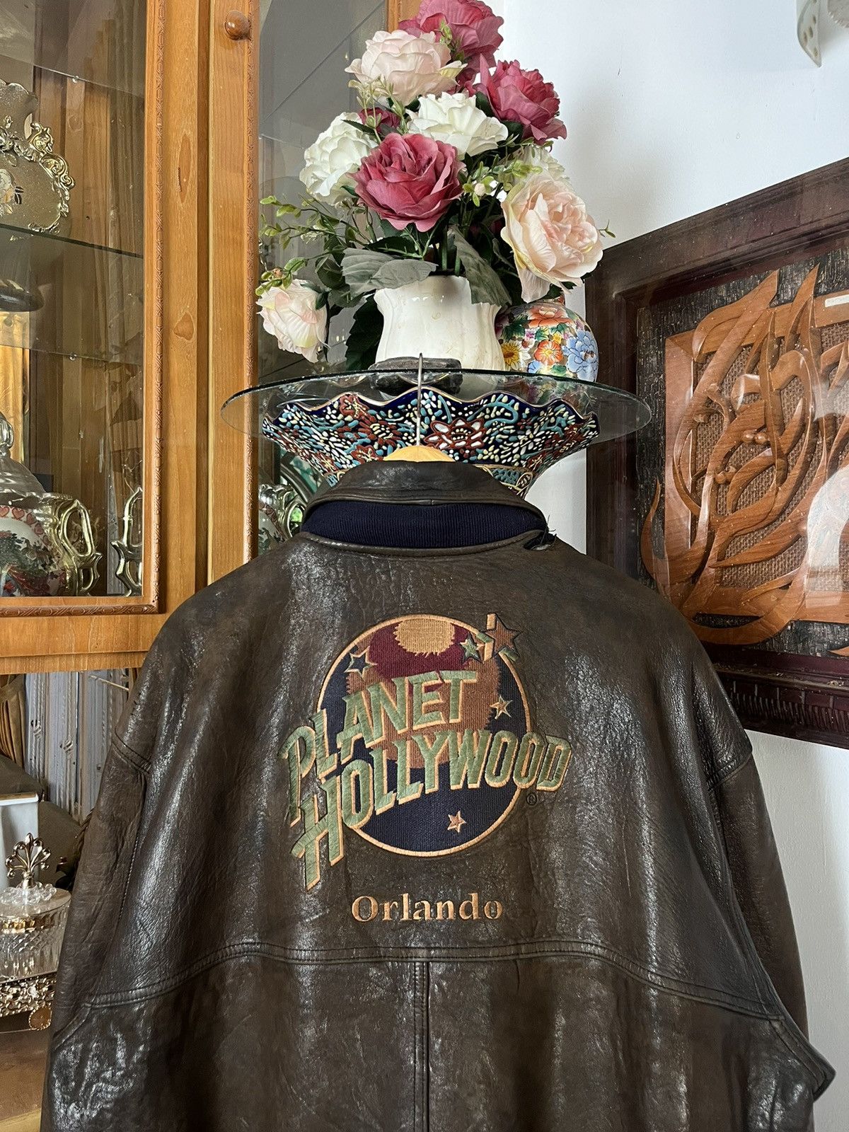 Planet Hollywood 1994 Planet Hollywood Orlando,USA Reversible Suede Jacket Size US XL / EU 56 / 4 - 2 Thumbnail