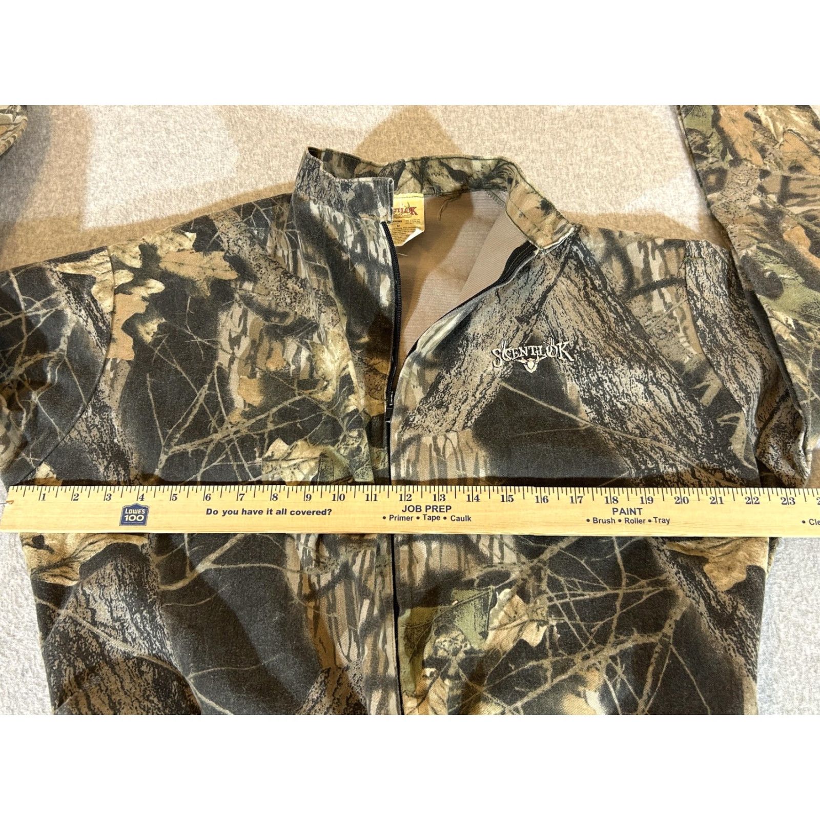 Vintage ScentLok Jacket Mens Medium Camo Full Zip Lined Odor Control Hunting USA Outdoor Size US M / EU 48-50 / 2 - 4 Thumbnail