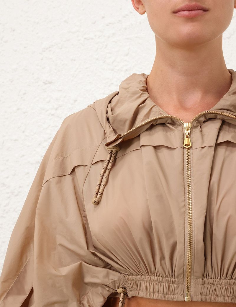 Zimmermann oc11z0226 Dawning Parachute Jacket in Taupe Size L / US 10 / IT 46 - 5 Thumbnail