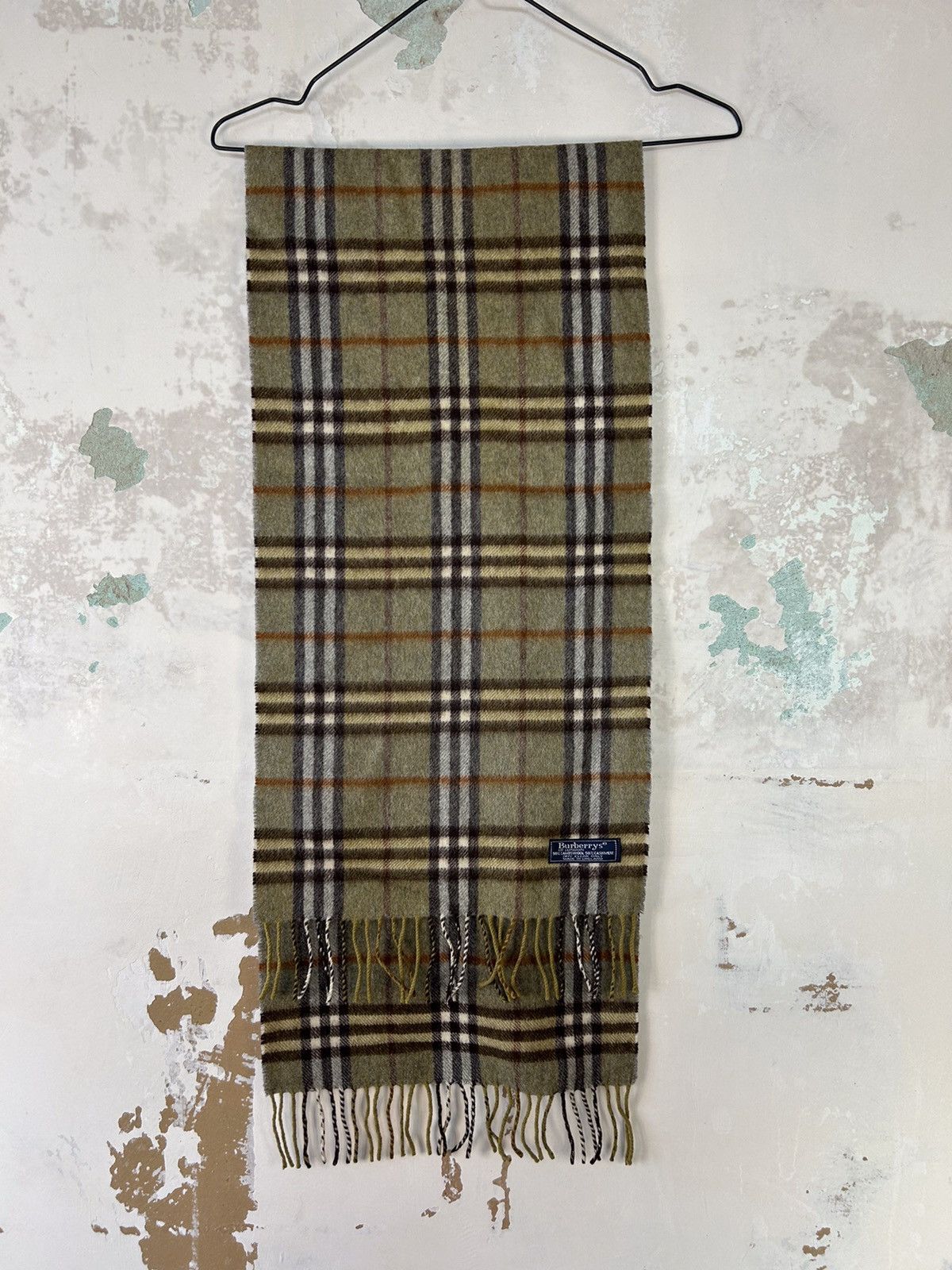 Burberry BURBERRY WOOL & CASHMERE SCARF Size ONE SIZE - 1 Thumbnail