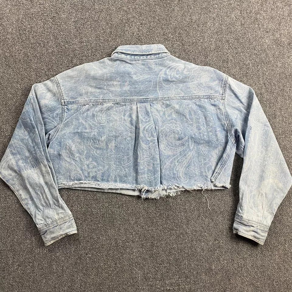 Lucky Brand Lucky Brand Shirt Women's Small Floral Pearl Snap Crop Size S / US 4 / IT 40 - 5 Thumbnail
