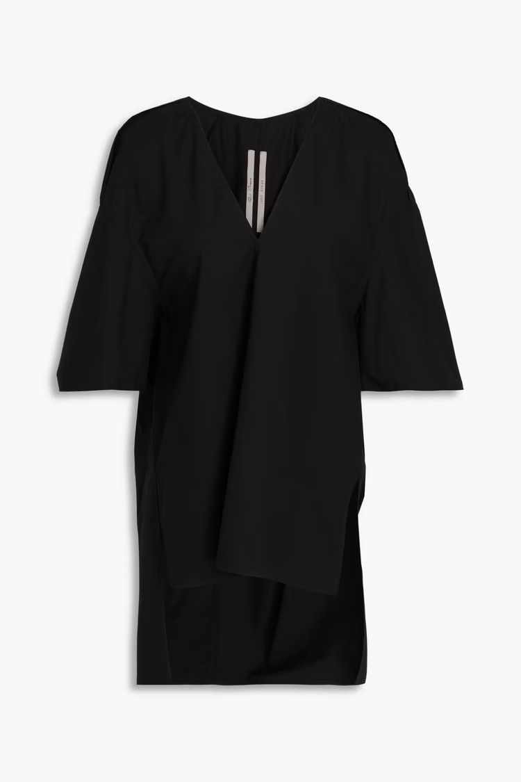 Rick Owens o1y0126 Blouse in Black Size S / US 4 / IT 40 - 1 Thumbnail