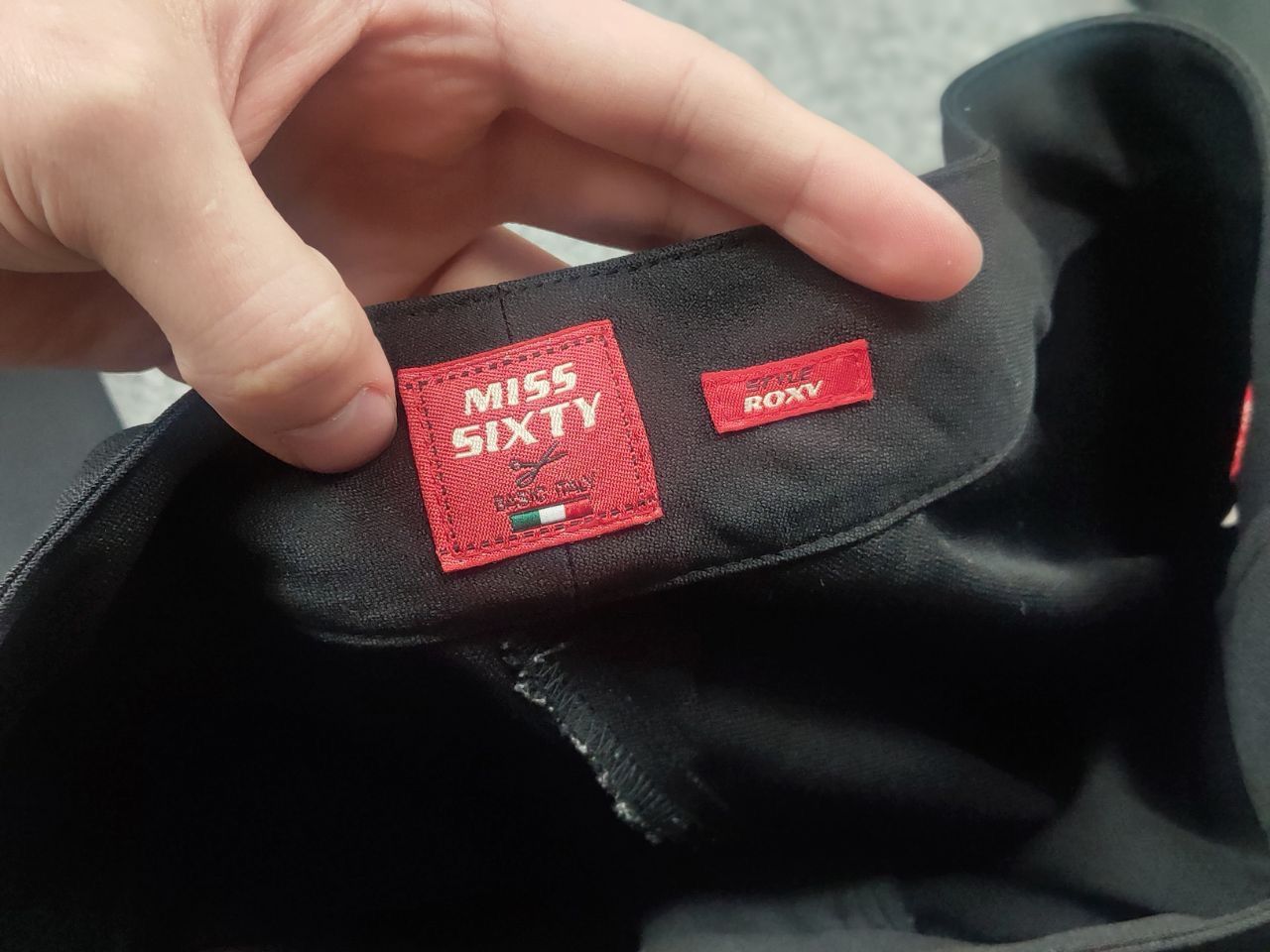 Miss Sixty Vintage Miss Sixty y2k Bootcut Black Flared Pants hysteric Size 33" - 12 Thumbnail