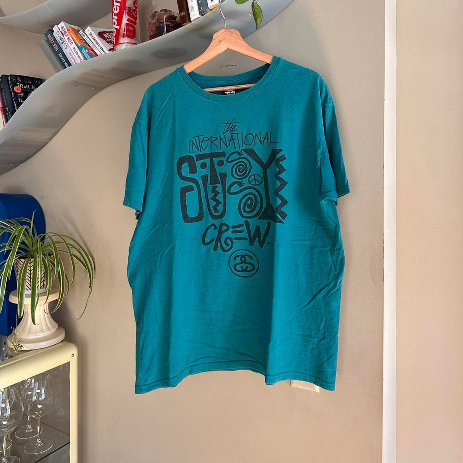 Stussy × Vintage Vintage Y2K Stussy International Crew Shirt Size US L / EU 52-54 / 3 - 1 Thumbnail