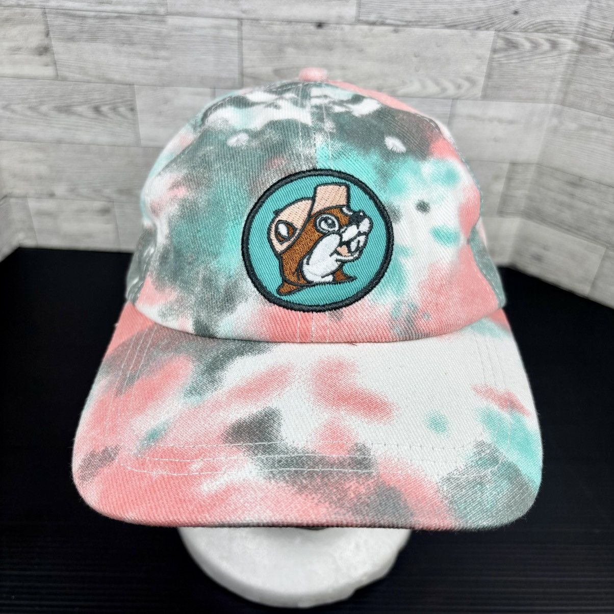 Other Bucees Beaver Baseball Hat Tie Dye Strap Back Cap Adjustable Size ONE SIZE - 1 Thumbnail