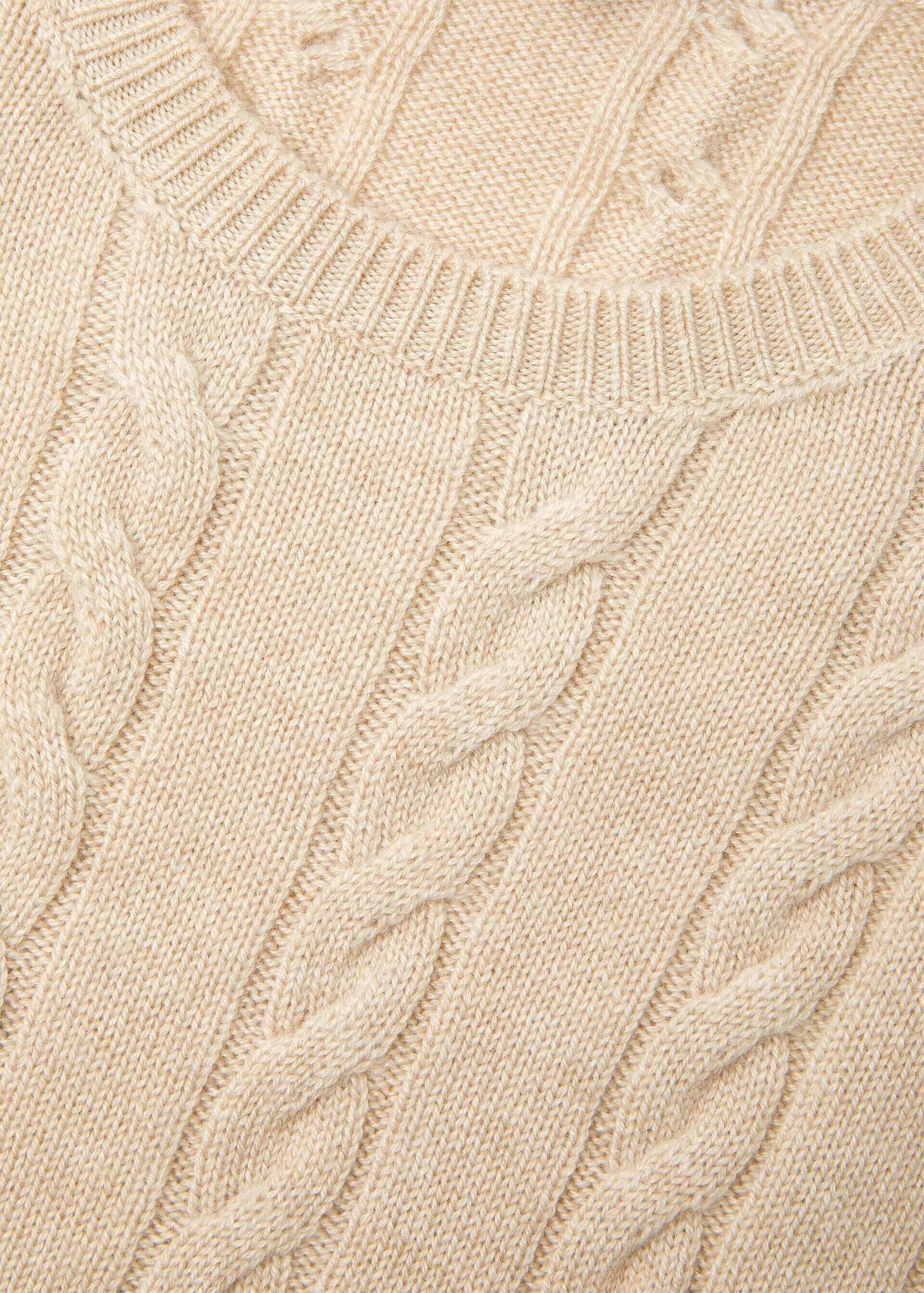 Loro Piana os11x0426 FAQ4509 Cedar Crewneck Sweater in Natural Melange Size S / US 4 / IT 40 - 7 Thumbnail