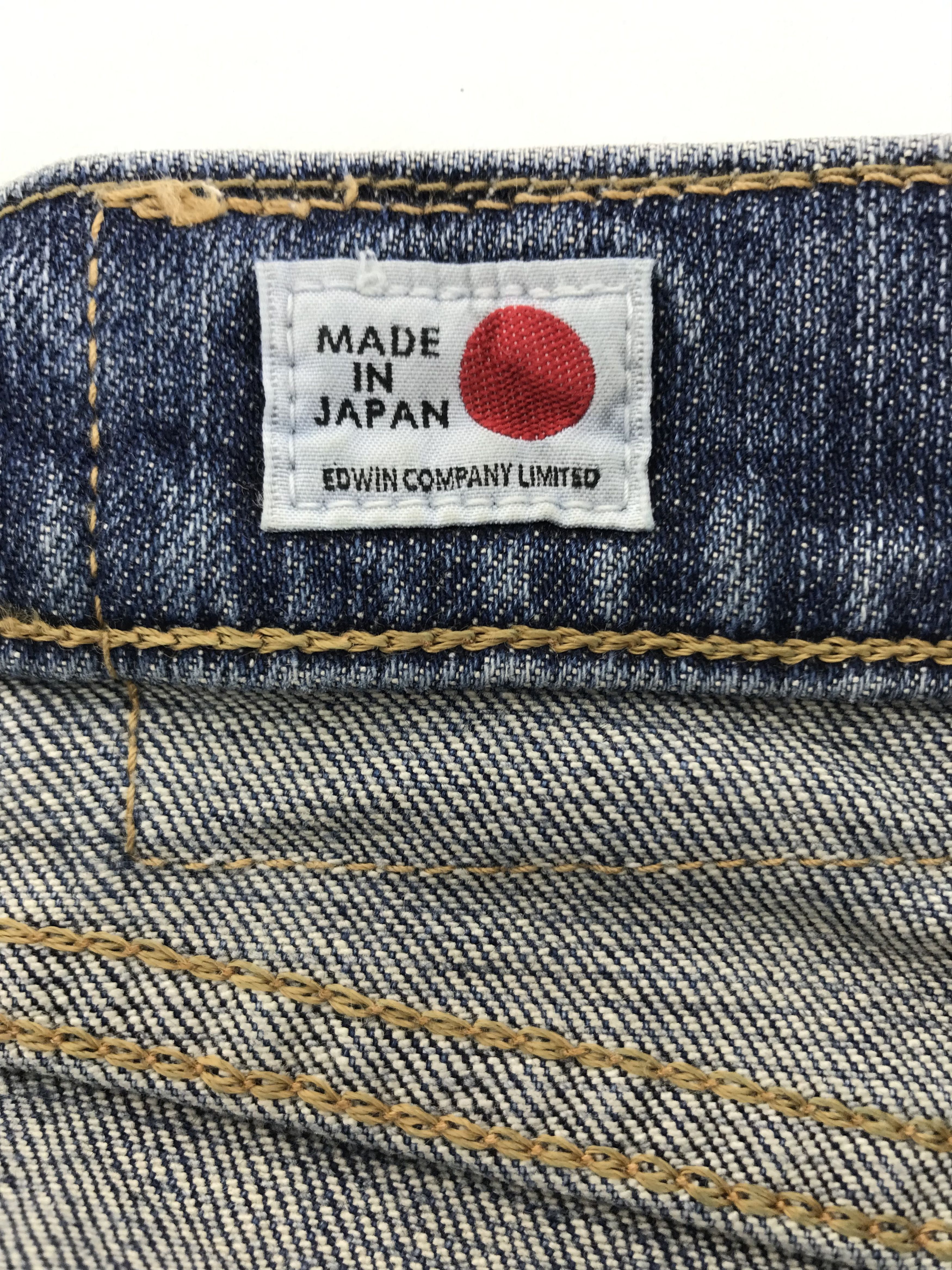 Edwin Vintage Edwin 503 Blue Wash Jeans Size US 34 / EU 50 - 10 Thumbnail