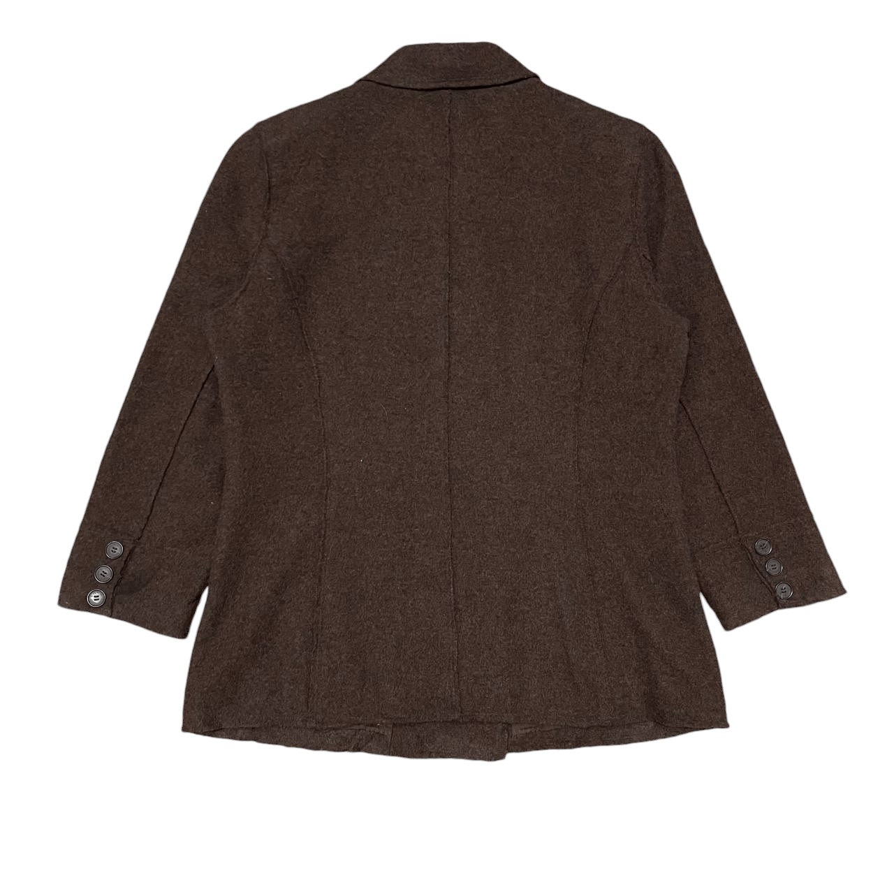 Givenchy Vintage Givenchy Boutiques Wool Coat Brown Size M / US 6-8 / IT 42-44 - 10 Thumbnail