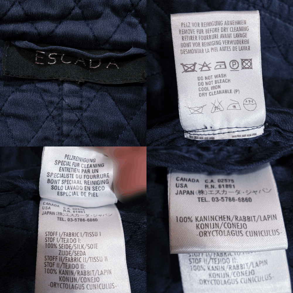Escada × Escada Sport 00S Silk Quilted Jacket Vintage Size L / US 10 / IT 46 - 9 Thumbnail
