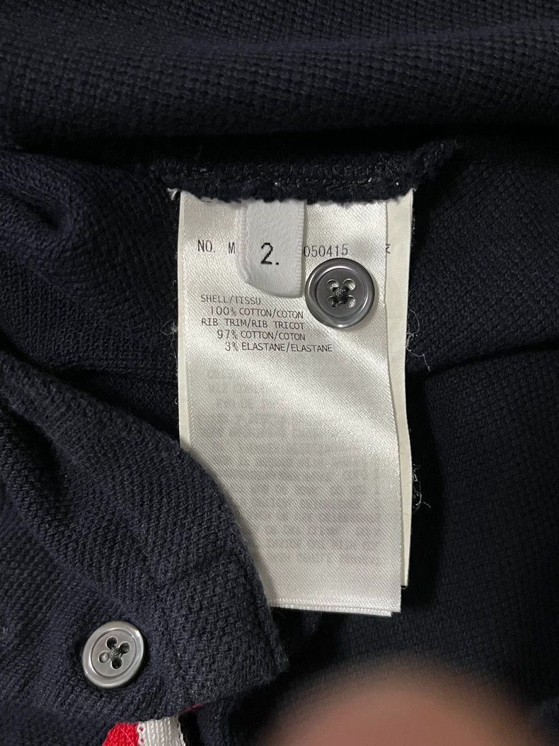 Thom Browne Thom Browne Thom Browne Short Sleeve Polo Shirt Size 2-250 Size US M / EU 48-50 / 2 - 6 Thumbnail