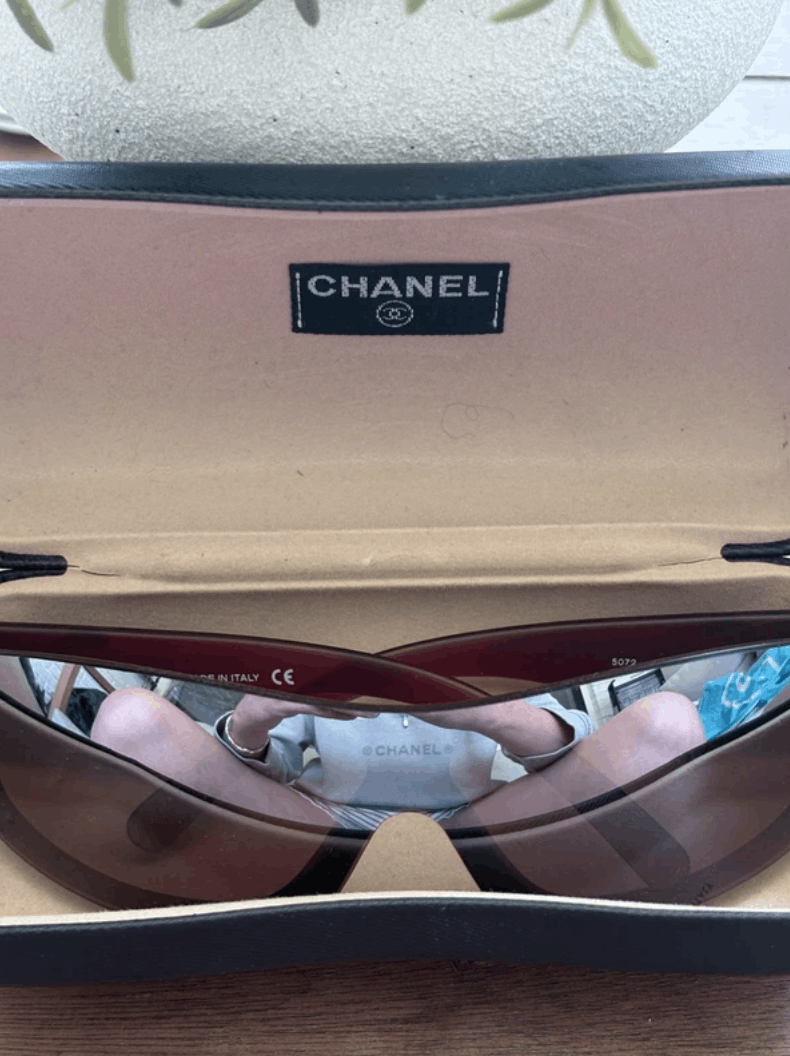 Chanel CHANEL Sunglasses 5072 Rimless Rhinestone 4017 Size ONE SIZE - 4 Thumbnail