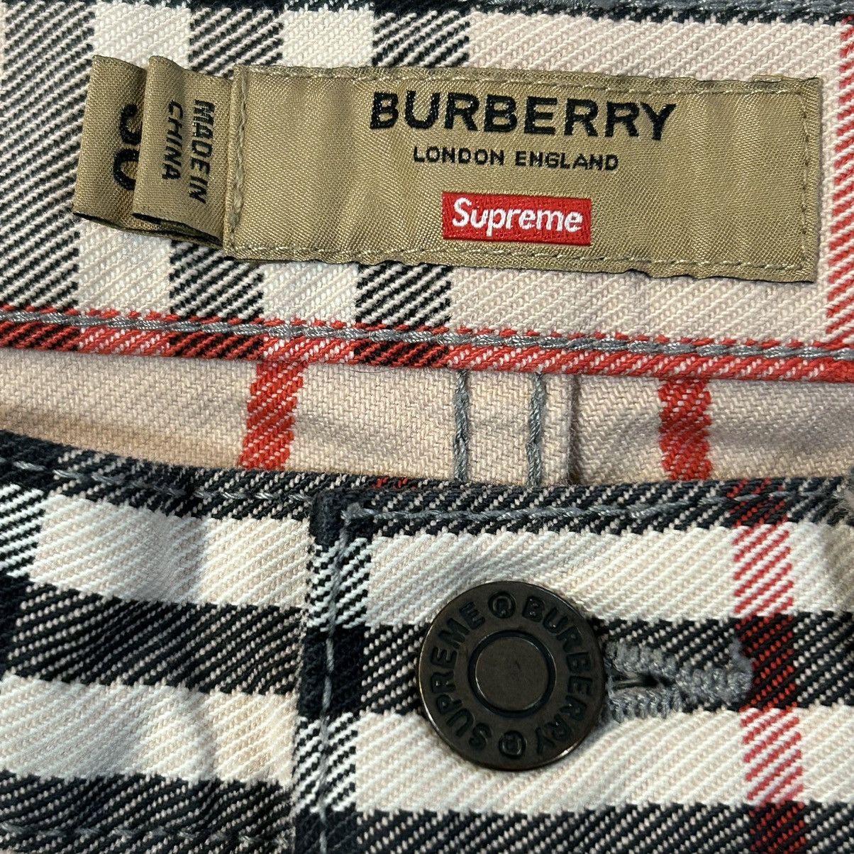 Burberry × Supreme Pink Tartan Pants SZ 30 W Size US 30 / EU 46 - 5 Thumbnail