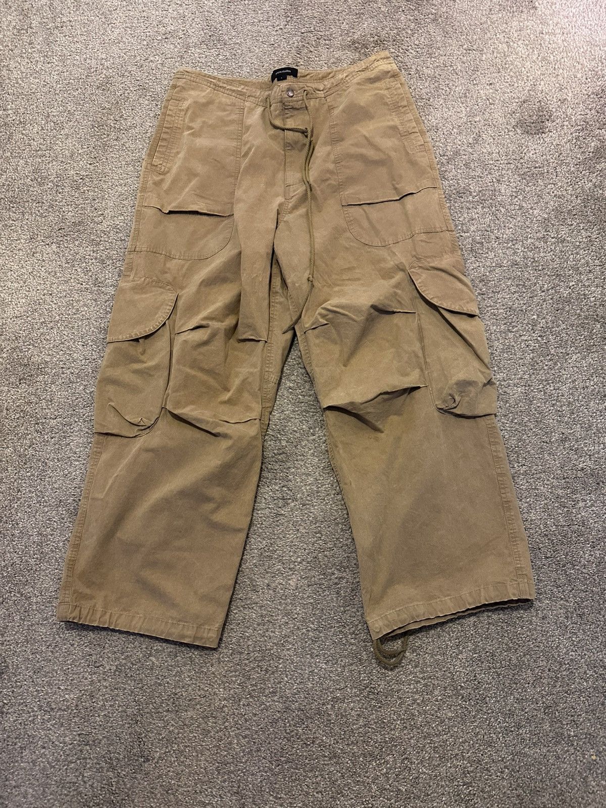 Entire Studios Entire Studios Distressed Cargo Trousers Large Size US 33 - 1 Thumbnail