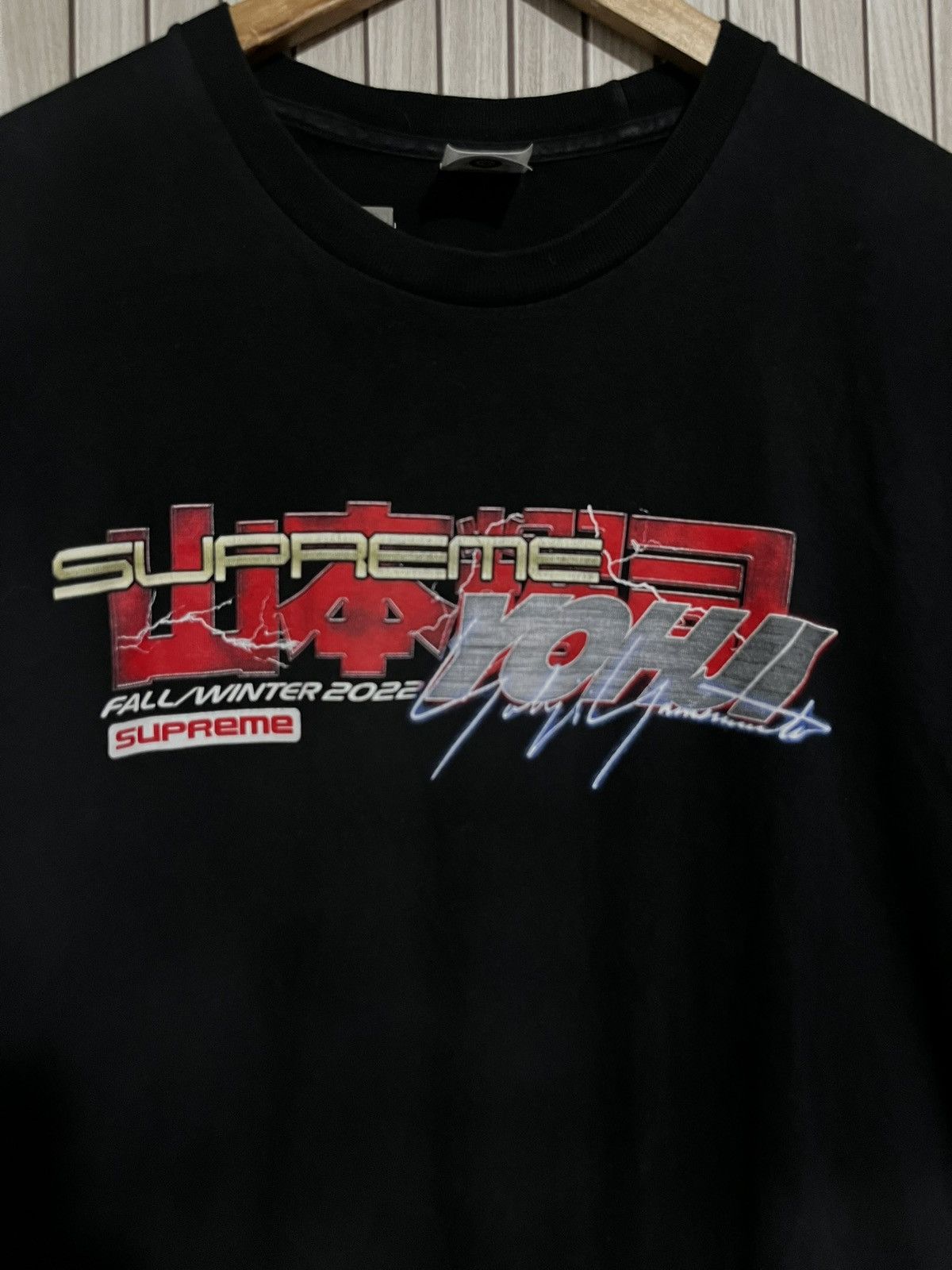 Supreme × Yohji Yamamoto Yohji yamamoto supreme tee tekken rare shirt size large Size US XL / EU 56 / 4 - 1 Thumbnail