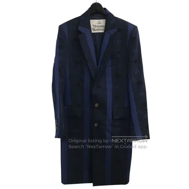 Vivienne Westwood Vivienne Westwood Striped polka dot long coat Size US M / EU 48-50 / 2 - 1 Thumbnail