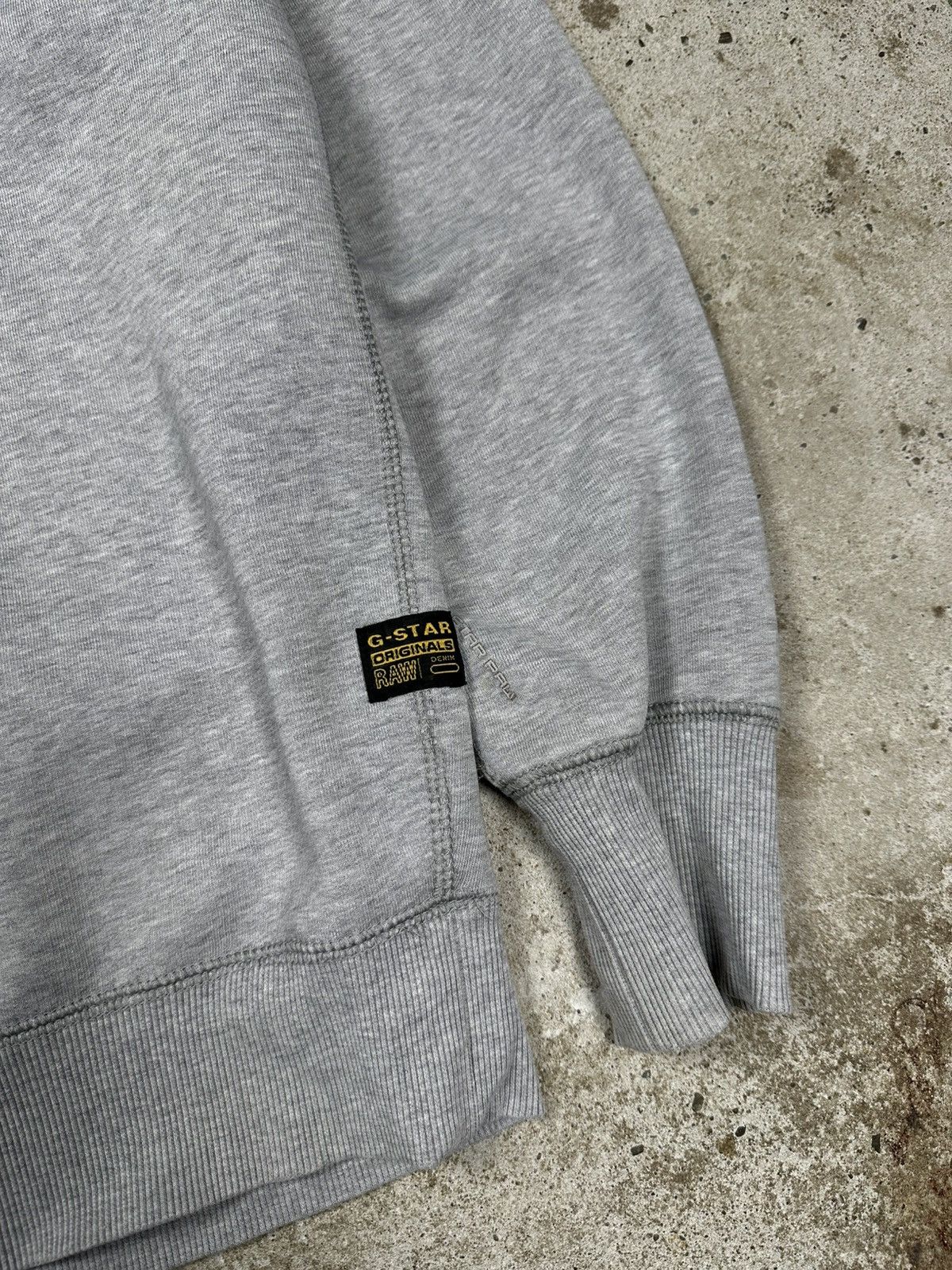 G-Star × Japanese Brand × Vintage Vintage Y2K G Star Raw 3301 Grey Crewneck Sweatshirt Size US XL / EU 56 / 4 - 3 Thumbnail