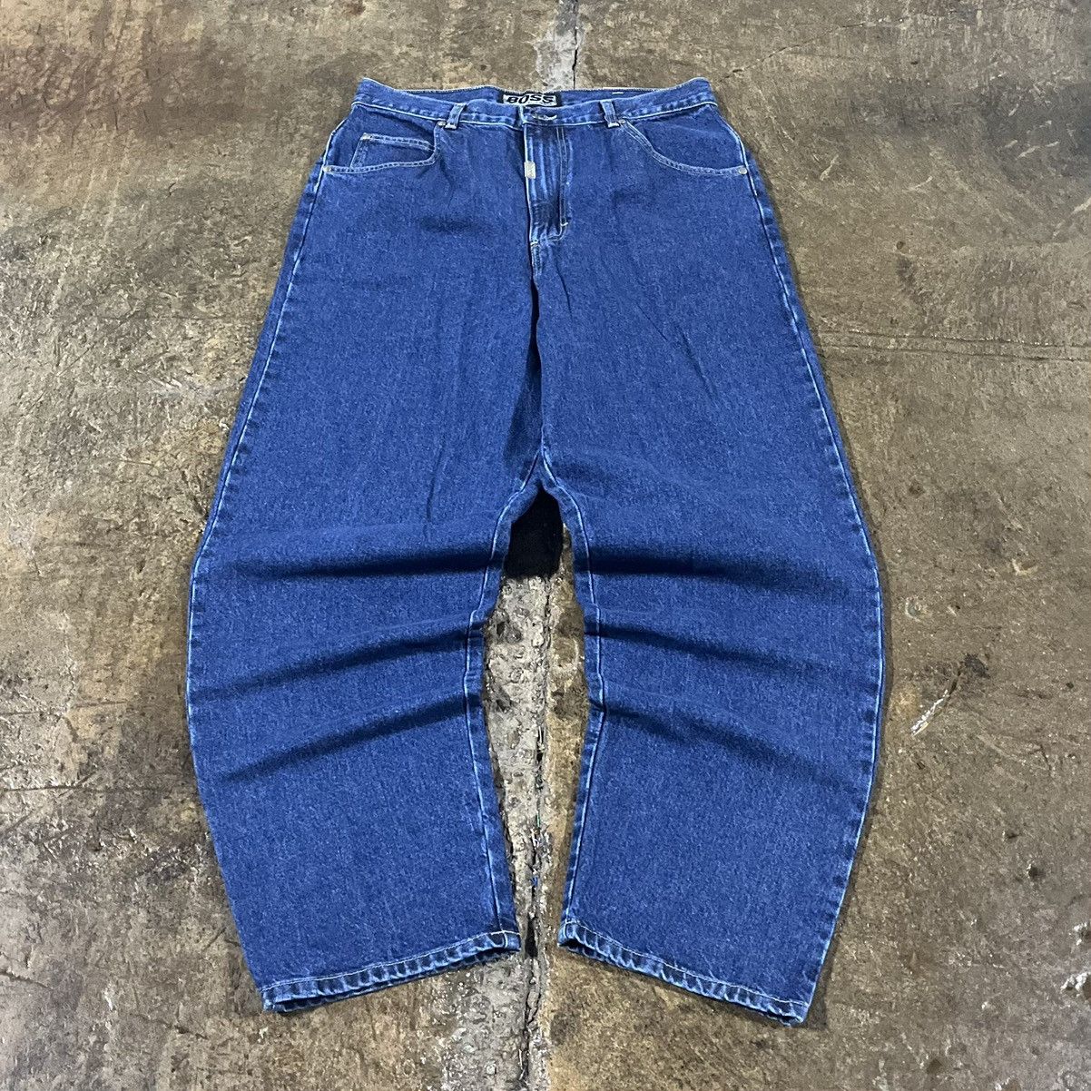 JNCO Crazy Vintage Y2K Boss Jeans Baggy Utility Skater Wide Leg Size US 34 / EU 50 - 2 Thumbnail
