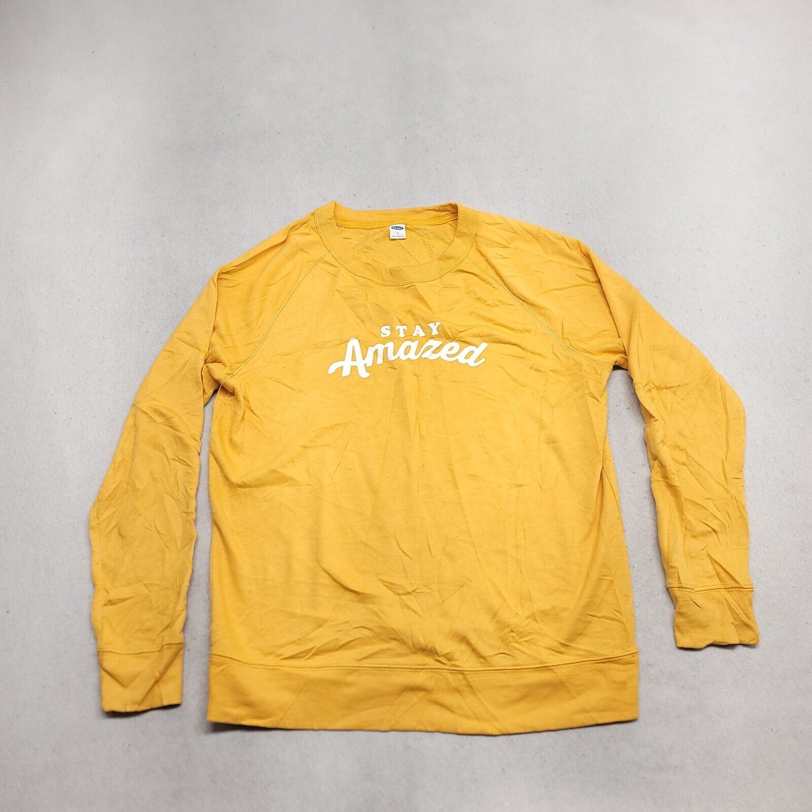 Old Navy Old Navy Casual Pullover T Shirt Womens Size Small S Yellow Size S / US 4 / IT 40 - 2 Thumbnail