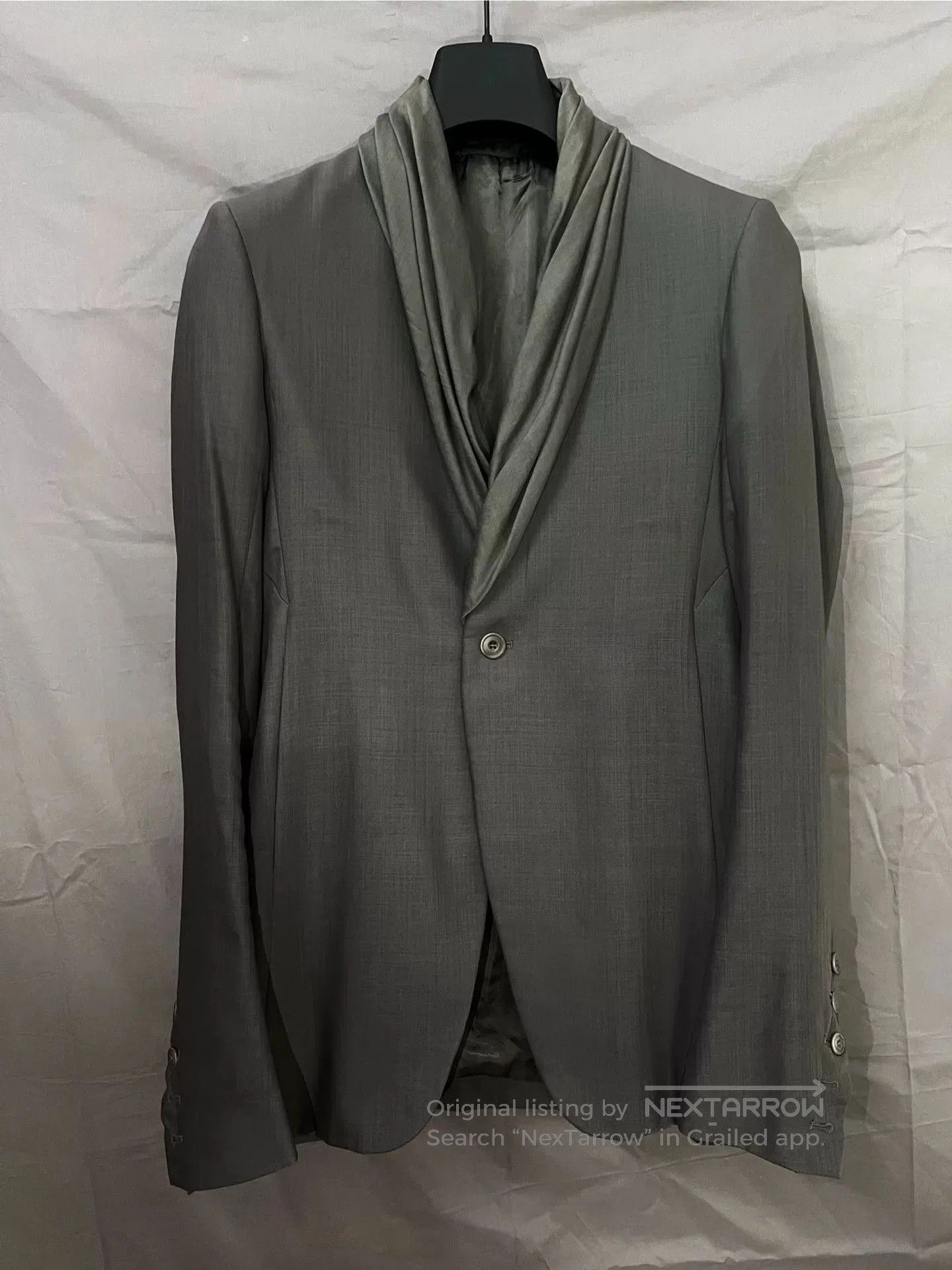 Rick Owens Elegant Rick Owens Suit Jacket. Size US M / EU 48-50 / 2 - 1 Thumbnail