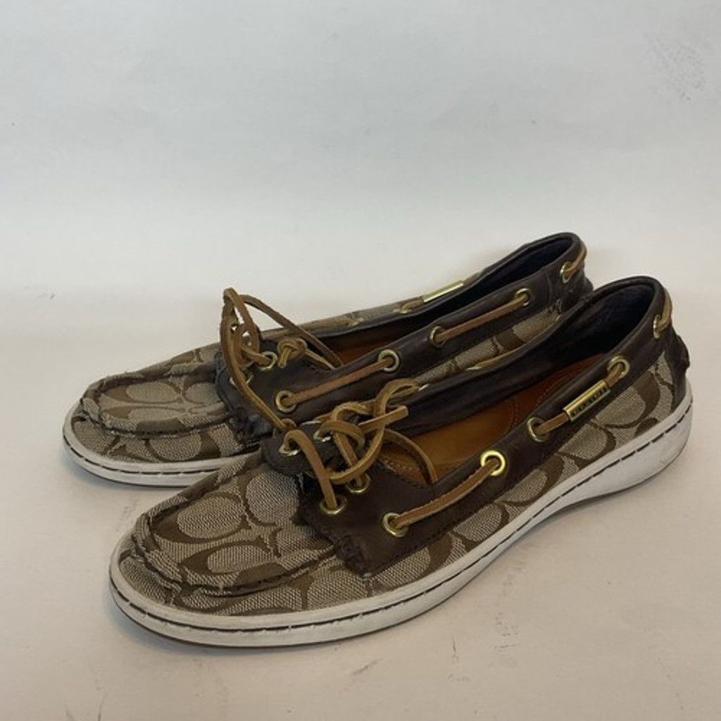Coach Coach Richelle Topsider Brown Flats Boat Shoes Women 7B Size US 7 / IT 37 - 6 Thumbnail