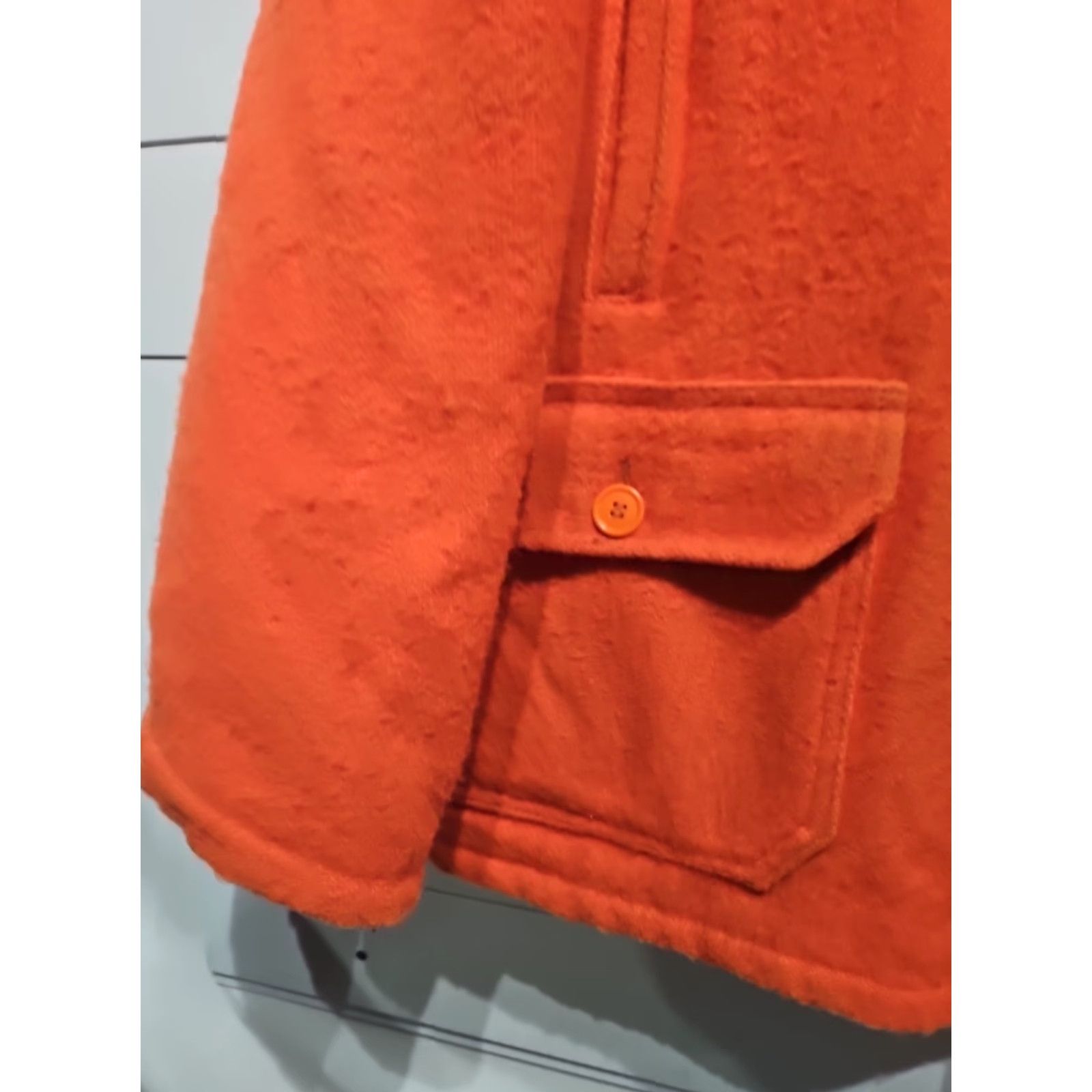 Vintage VINTAGE Bemidji Woolen Mills USA 100% Wool 301 Orange Coat Jacket Mens Size 50 Long Size US M / EU 48-50 / 2 - 3 Thumbnail