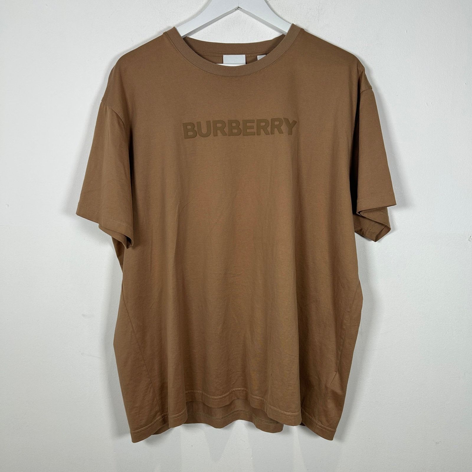 Burberry Burberry Brown Spell-out Logo T-Shirt Size M Size US M / EU 48-50 / 2 - 1 Thumbnail