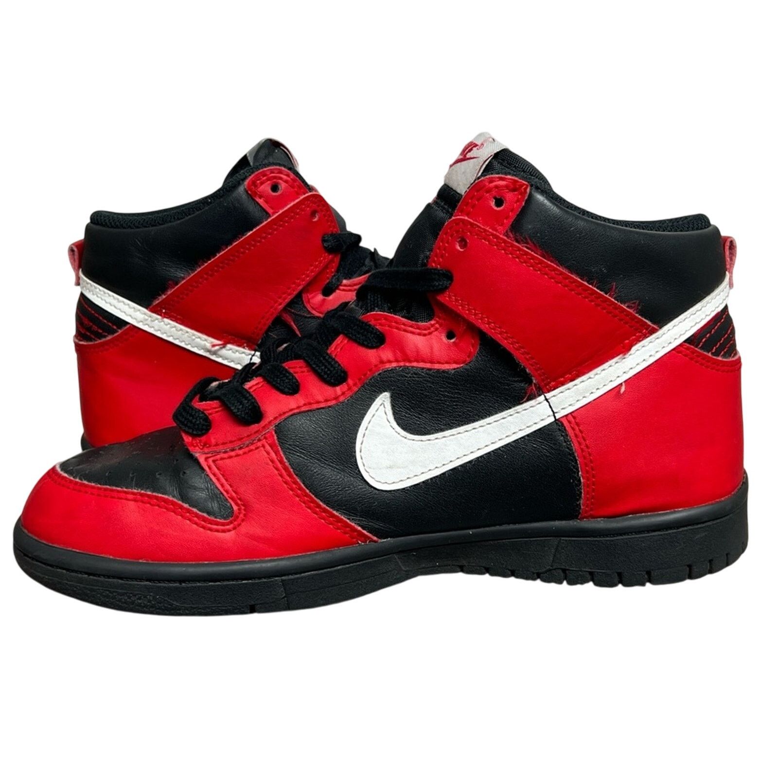 Nike Nike Dunk High Deadpool 7y women 8.5 Red Black RARE Size US 8.5 / IT 38.5 - 4 Thumbnail
