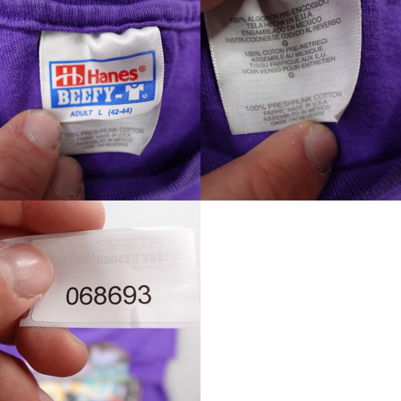 Hanes VINTAGE National Championship Air Races Shirt Large Purple Reno 1997 Planes 90s Nike Size US L / EU 52-54 / 3 - 8 Thumbnail