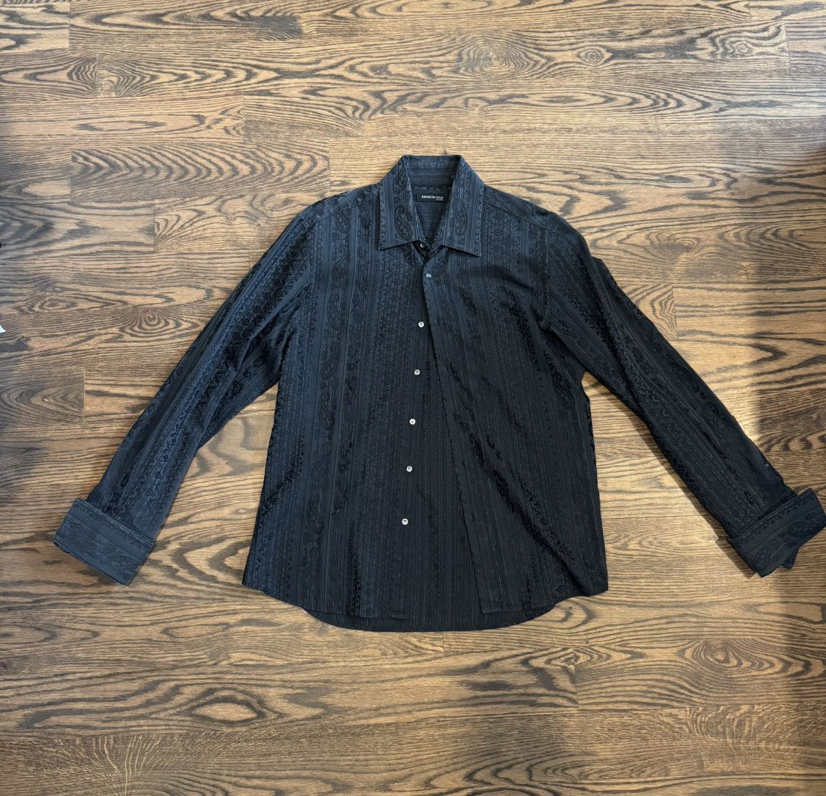 Kenneth Cole Kenneth Cole Button Up Shirt Size US XL / EU 56 / 4 - 1 Thumbnail
