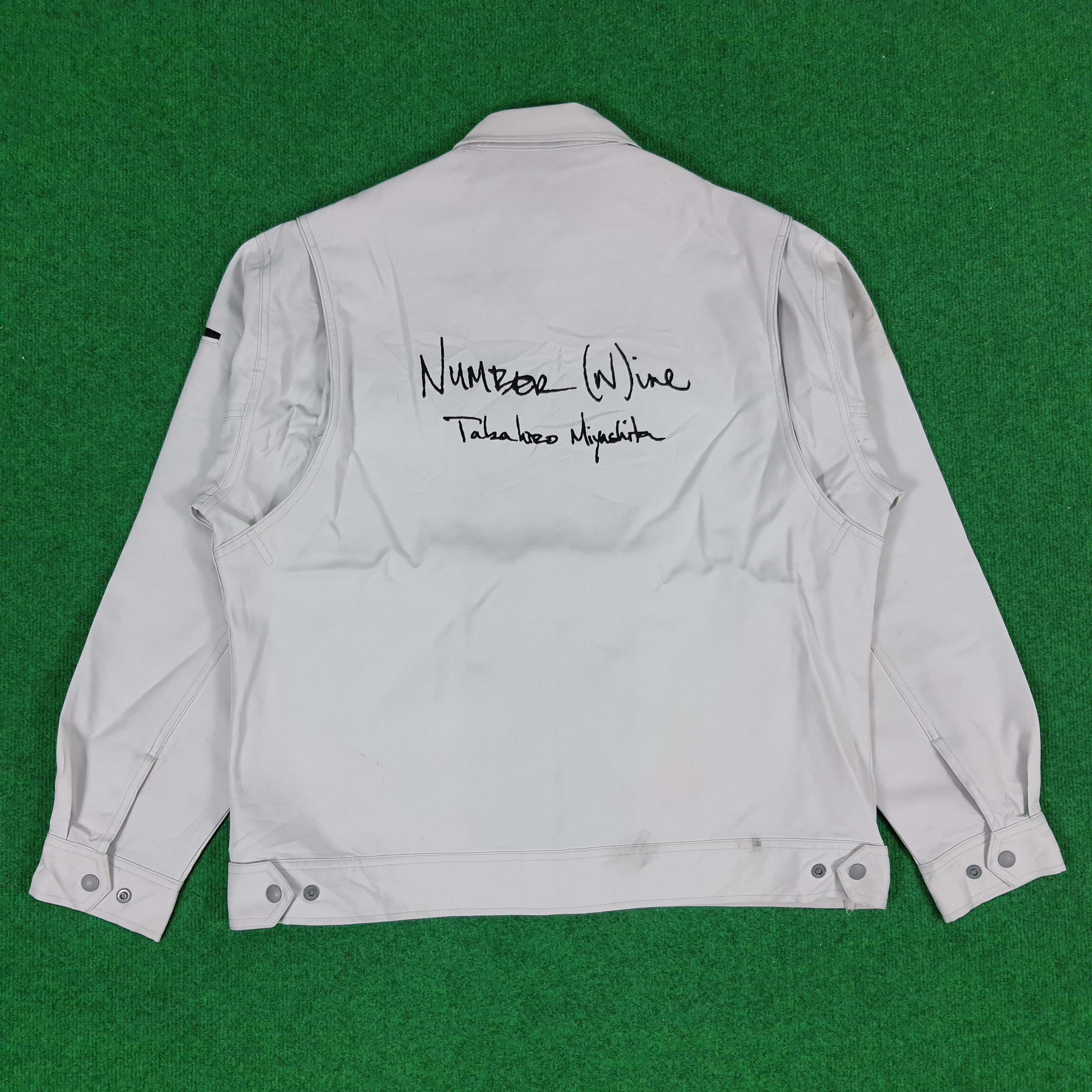 Japanese Brand Vintage Kansai Custom Number Nine Workwear Jacket Size US L / EU 52-54 / 3 - 1 Thumbnail